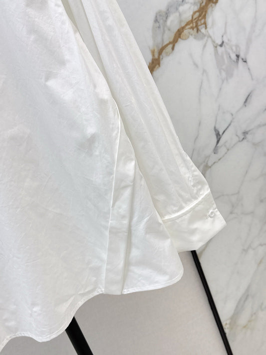 D*r 25ss Oblique buckle shirt