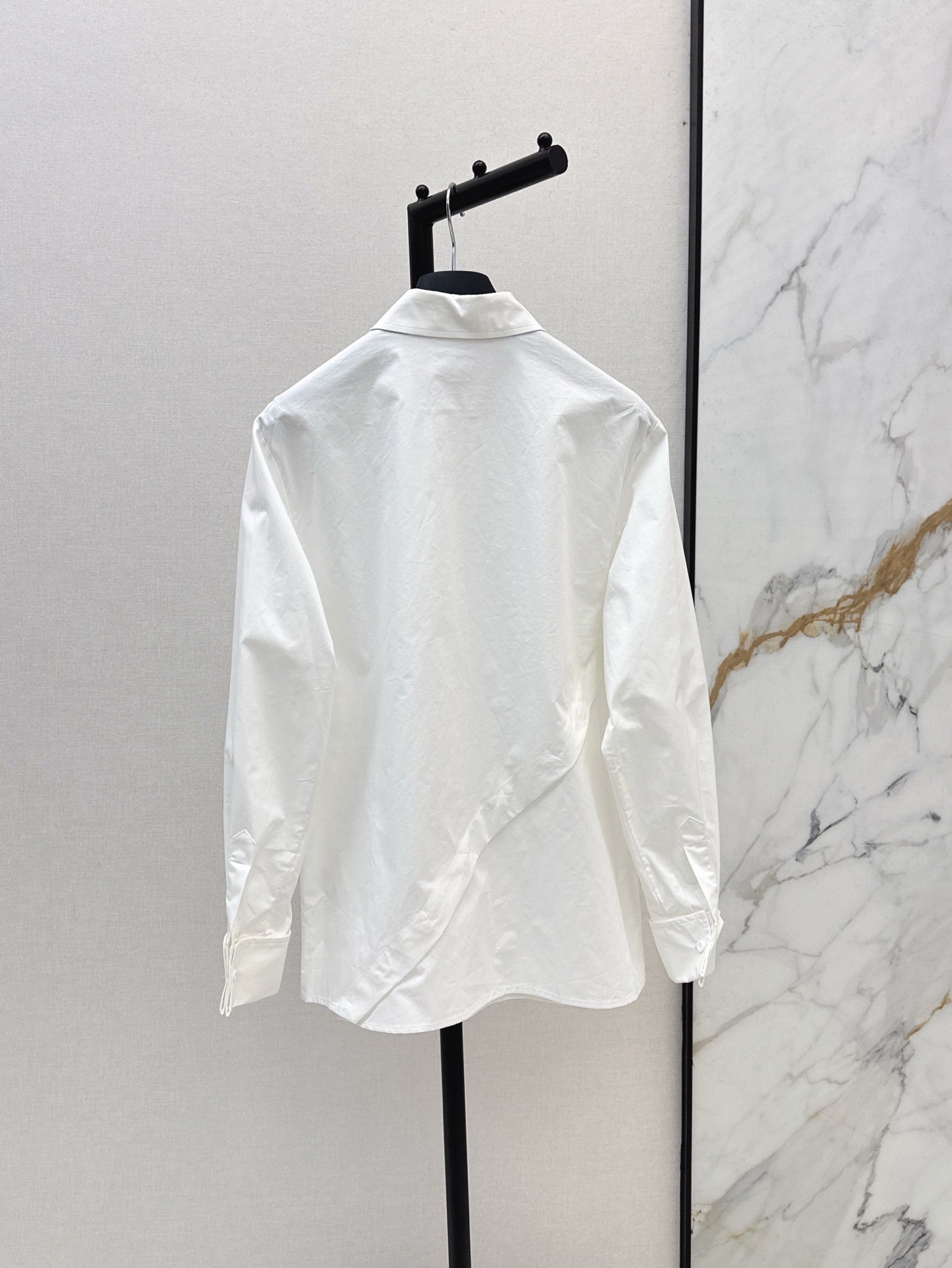 D*r 25ss Oblique buckle shirt