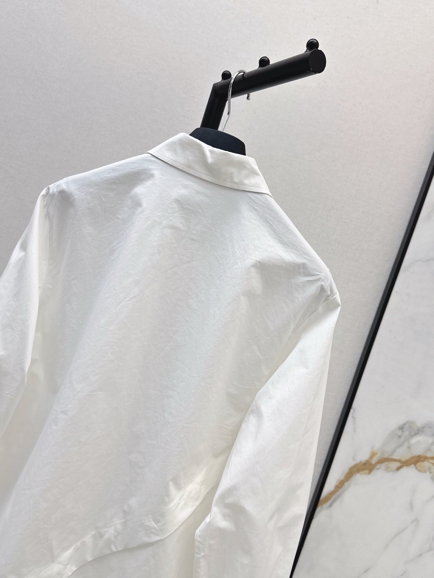 D*r 25ss Oblique buckle shirt