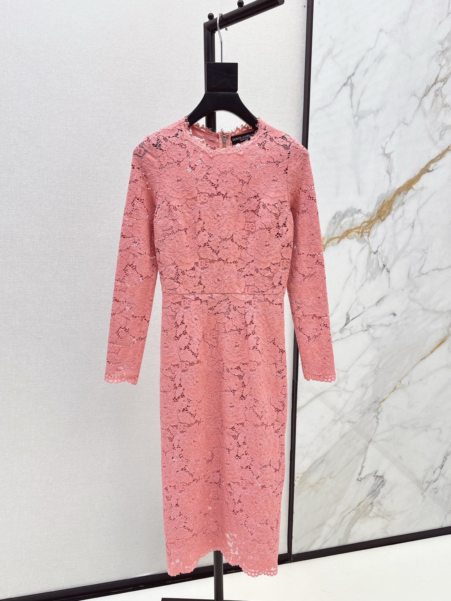 D*Gab 25ss floral lace fit dress