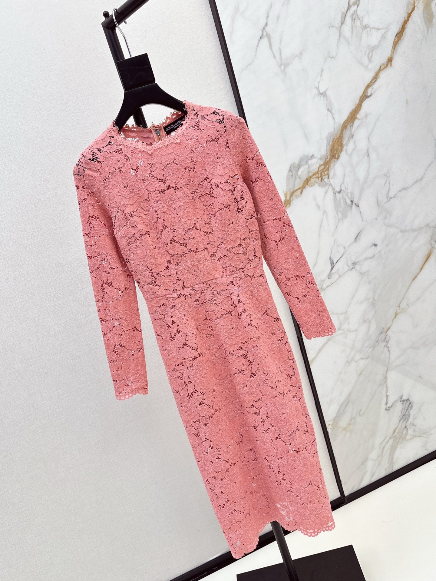 D*Gab 25ss floral lace fit dress