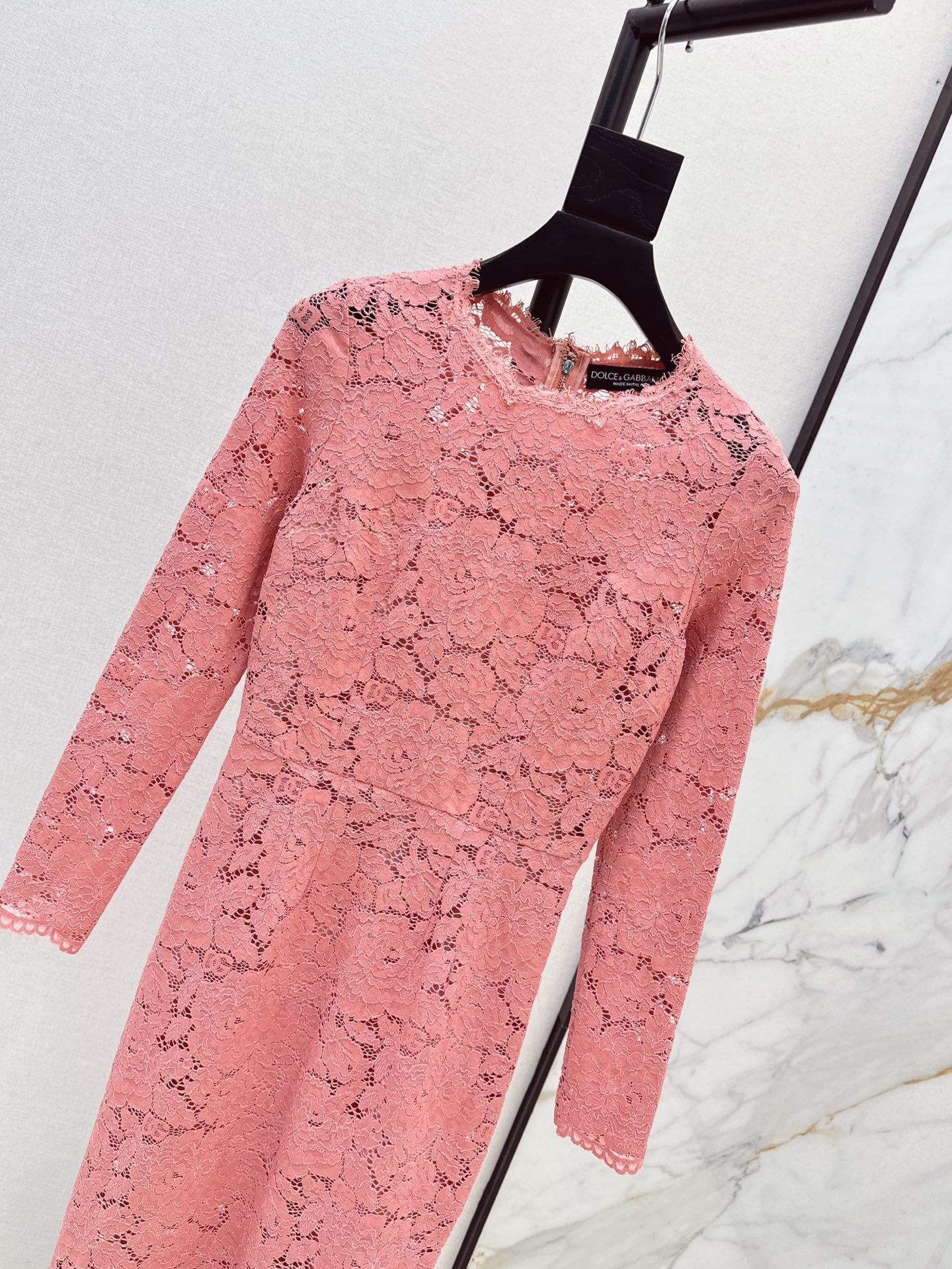 D*Gab 25ss floral lace fit dress