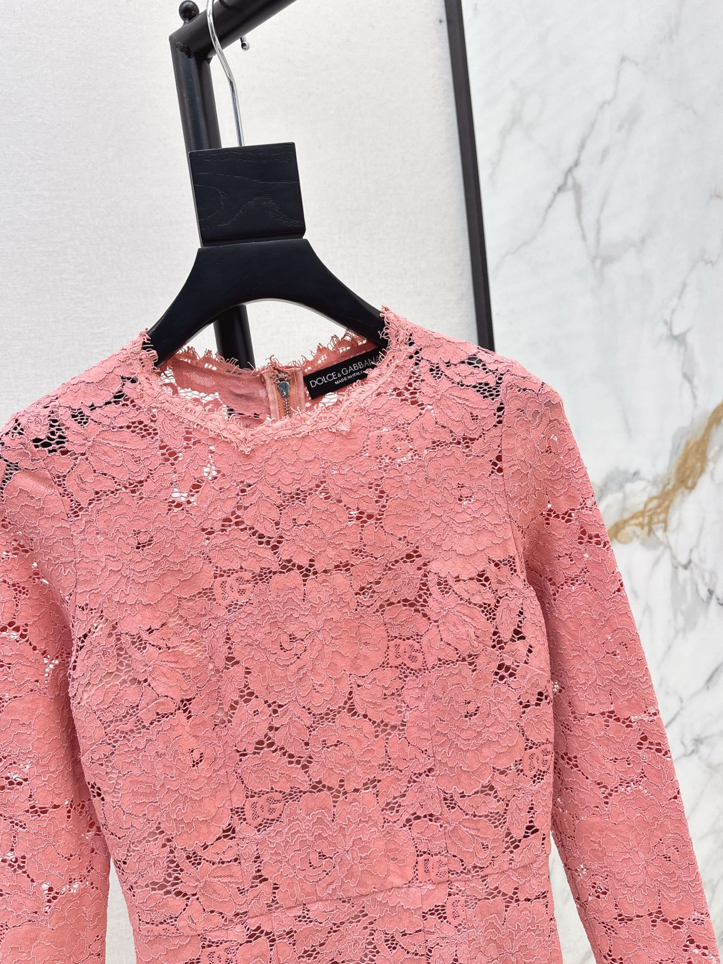 D*Gab 25ss floral lace fit dress