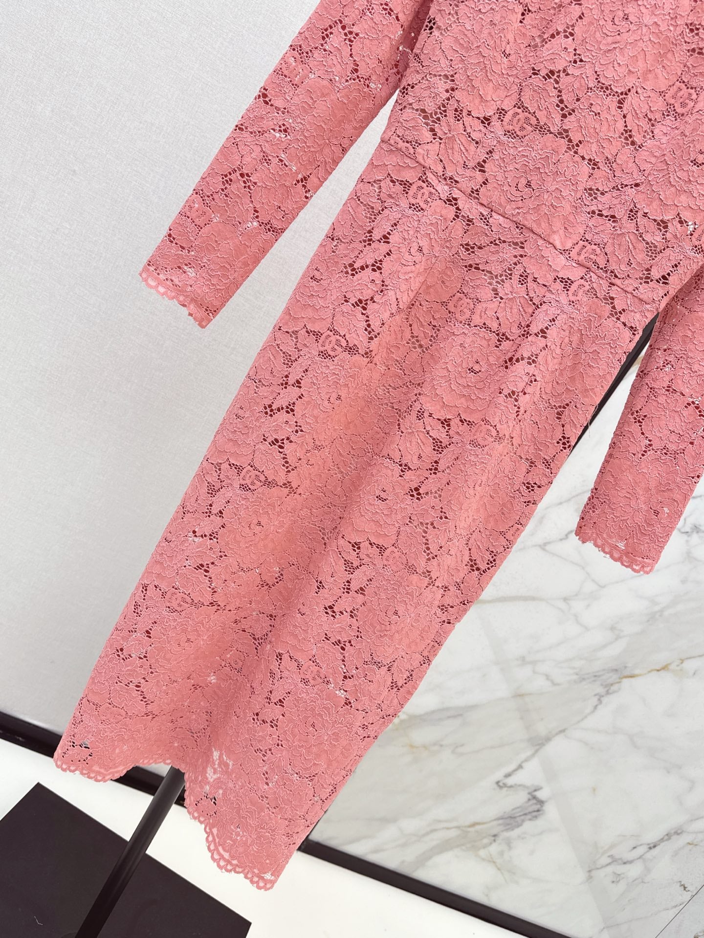 D*Gab 25ss floral lace fit dress