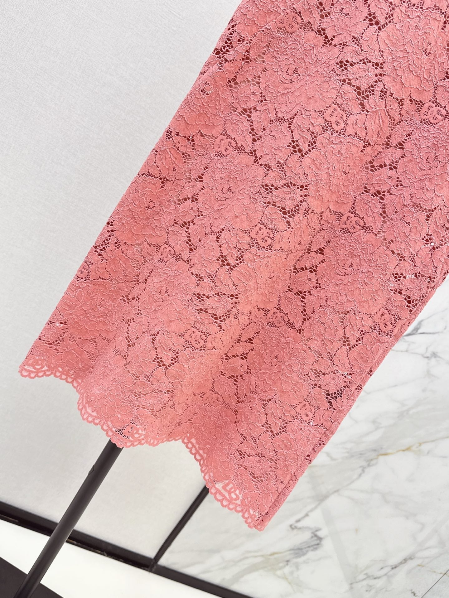 D*Gab 25ss sleeveless floral lace fit A-line dress