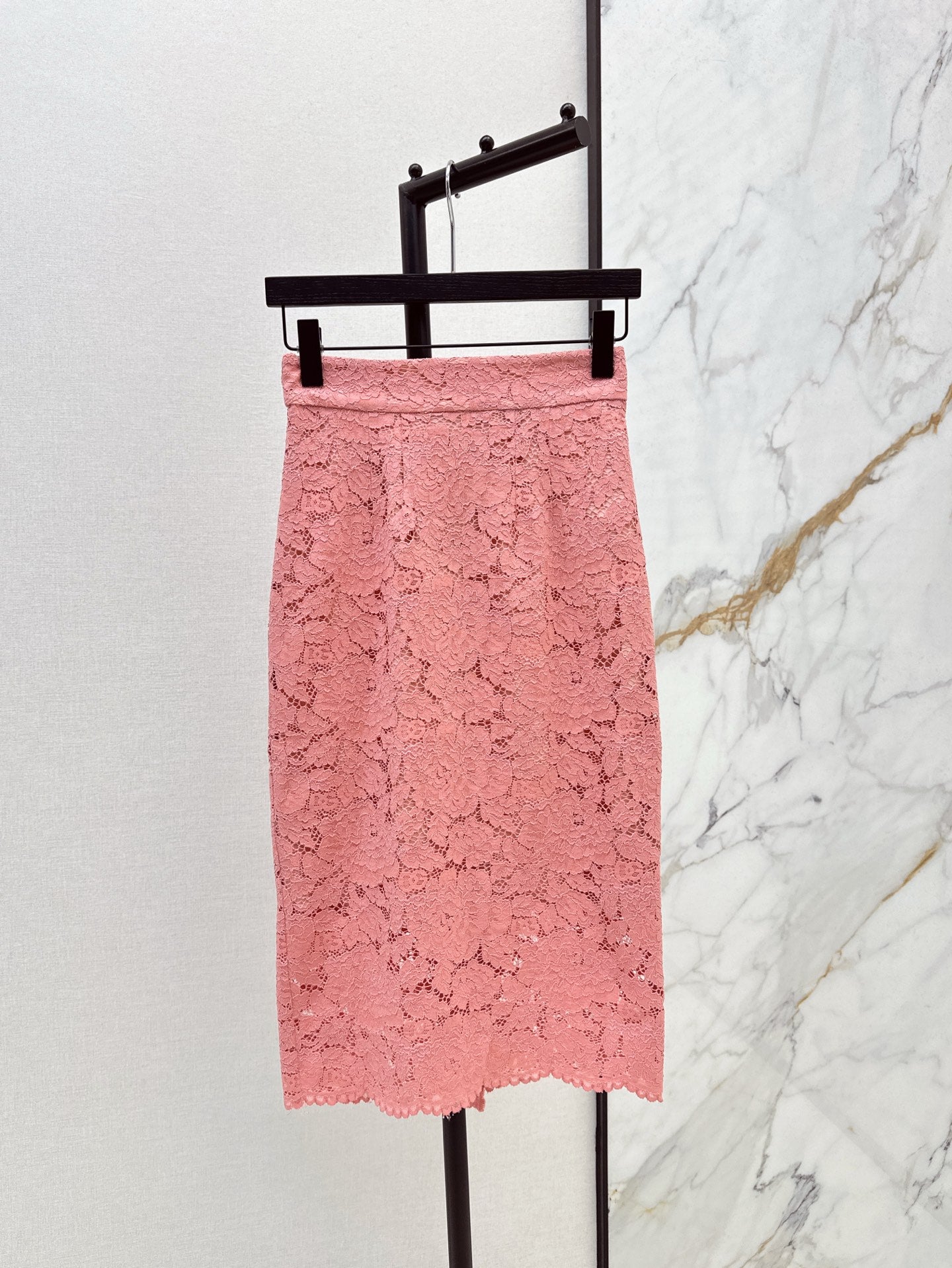 D*Gab 25ss floral lace pencil skirt