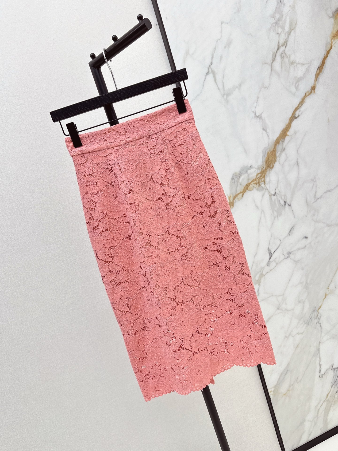 D*Gab 25ss floral lace pencil skirt