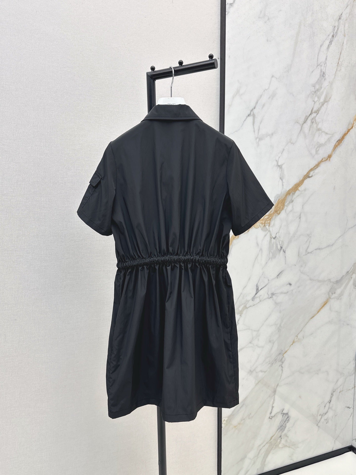 Monc* 25ss drawstring waist shirt dress