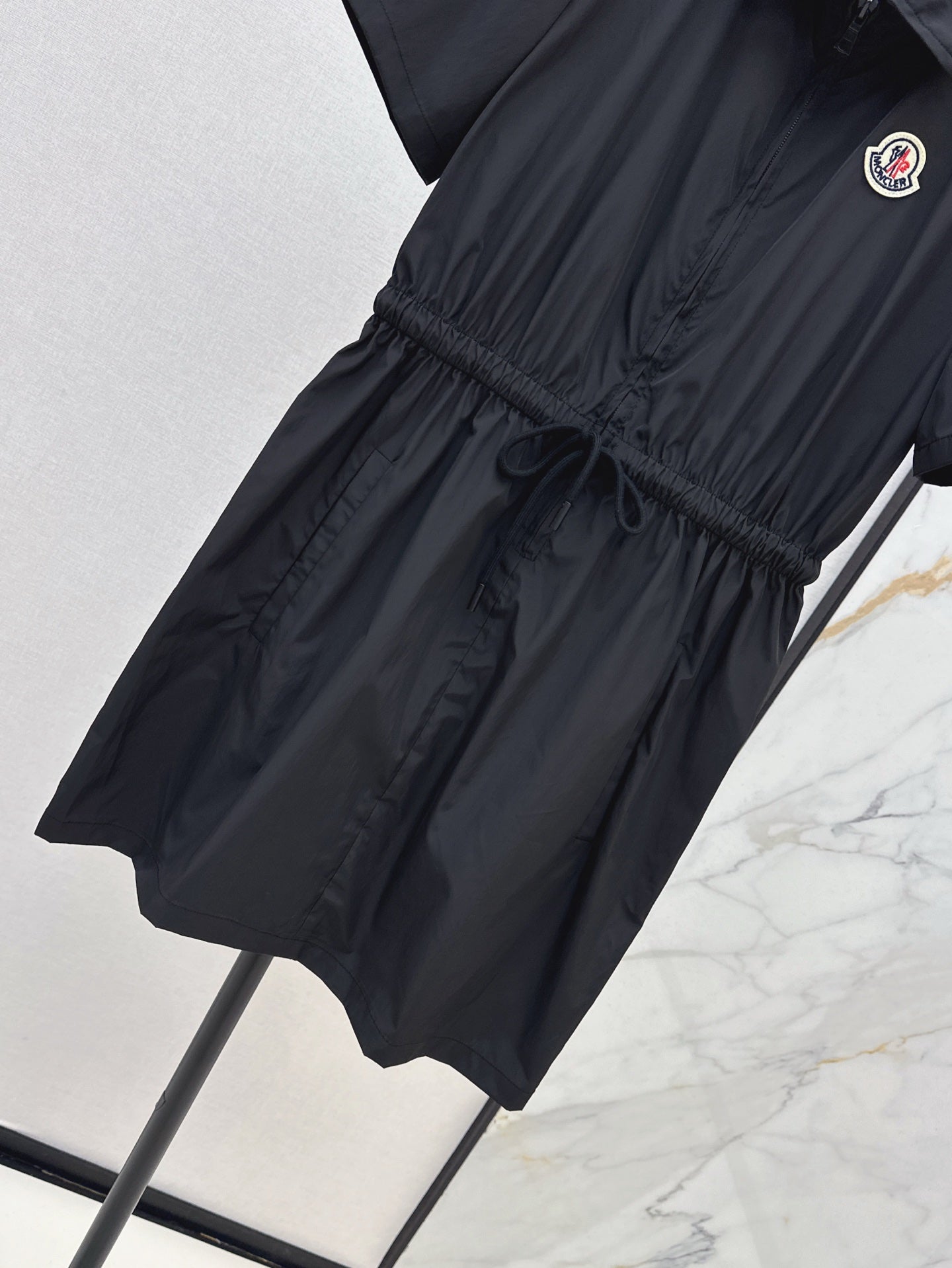 Monc* 25ss drawstring waist shirt dress