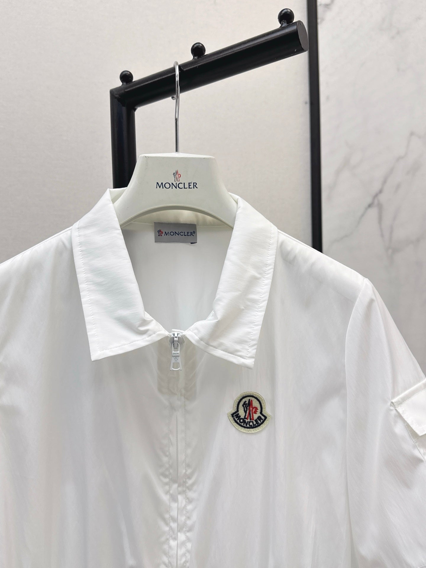 Monc* 25ss drawstring waist shirt dress