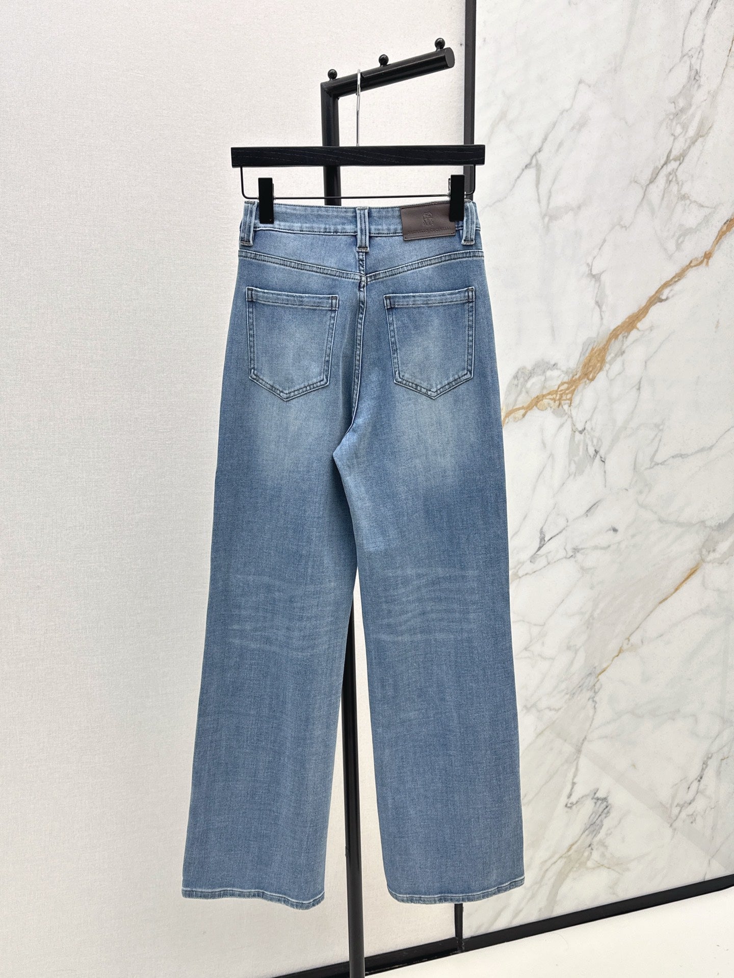 Brune*C 25ss washed denim pants