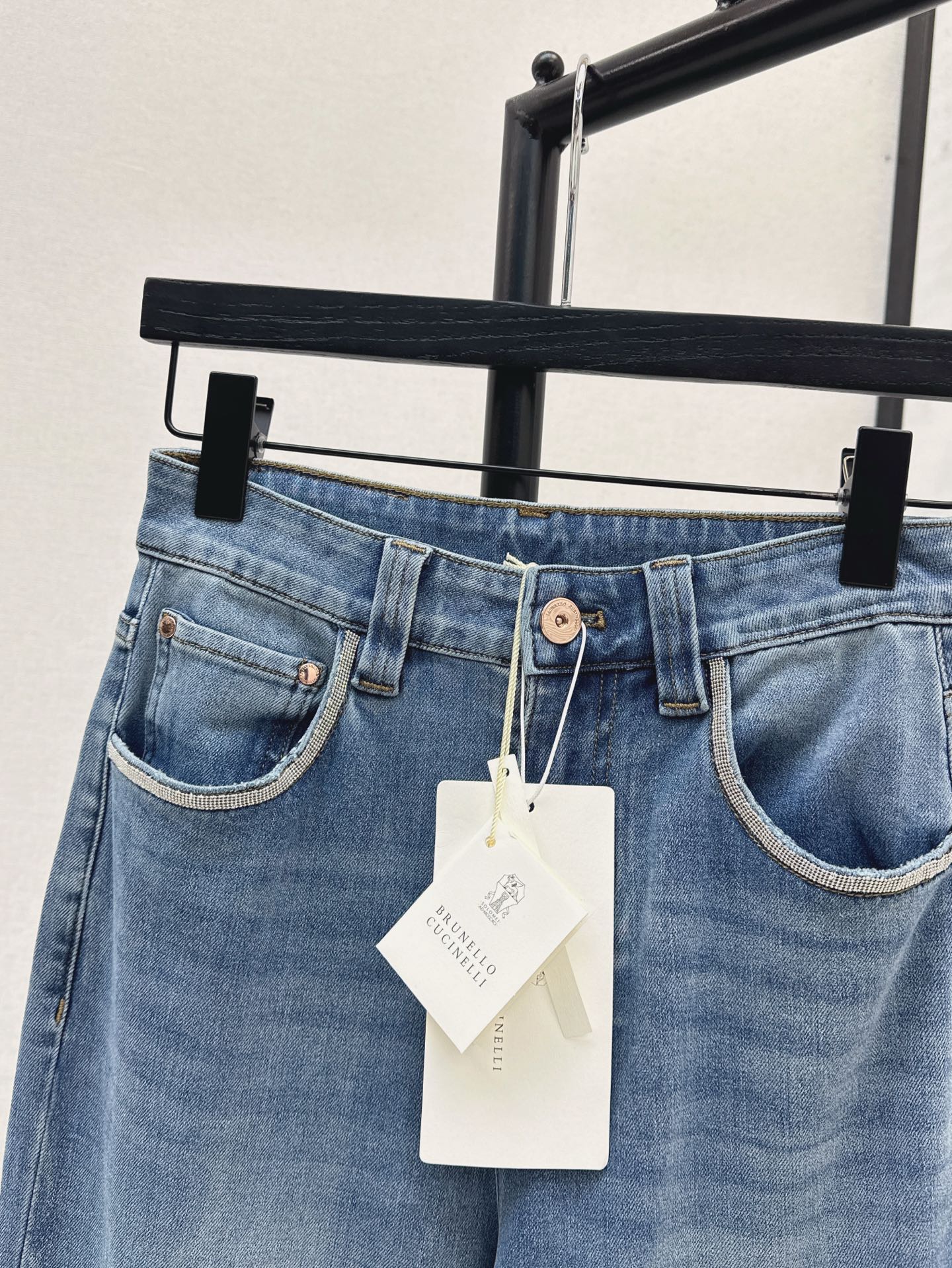 Brune*C 25ss washed denim pants