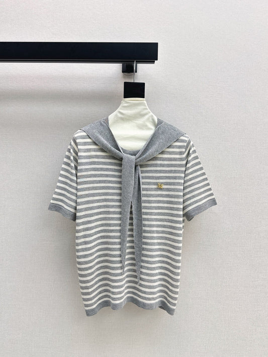 MaxM* 25ss shawl sweater