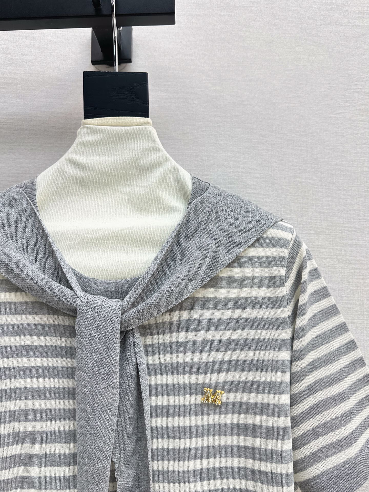 MaxM* 25ss shawl sweater