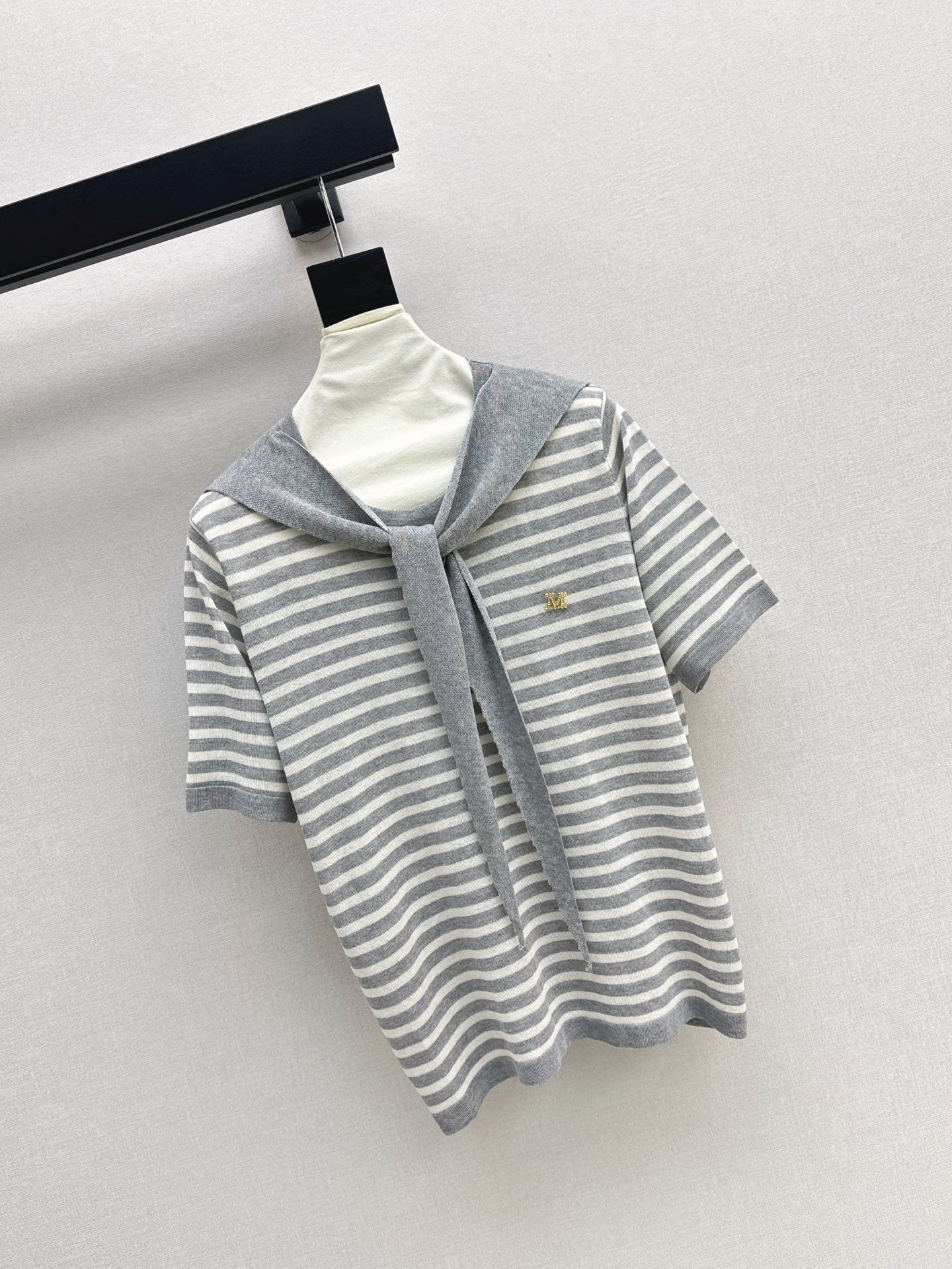 MaxM* 25ss shawl sweater