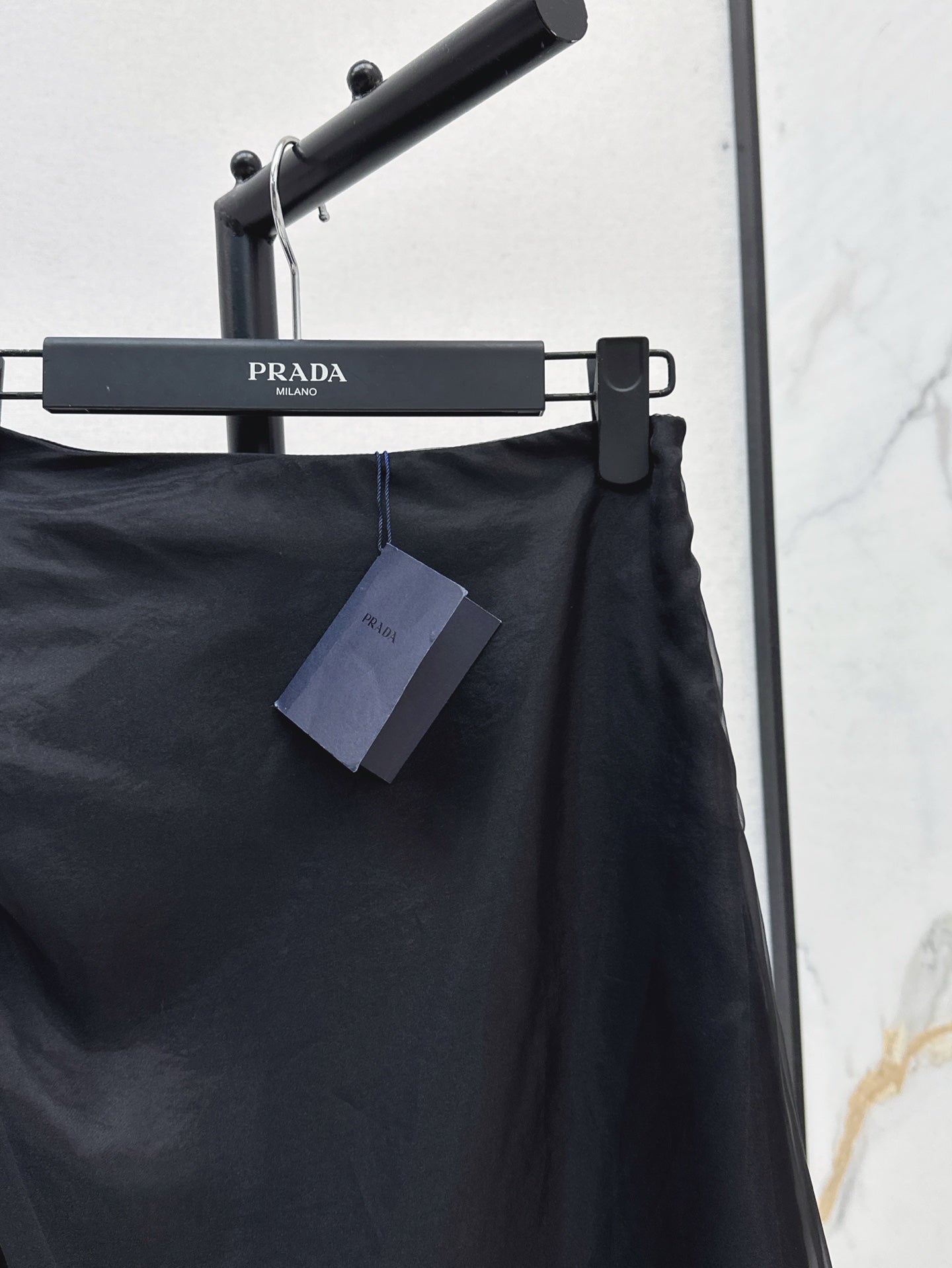 Pra* 25ss fitted mesh midi skirt