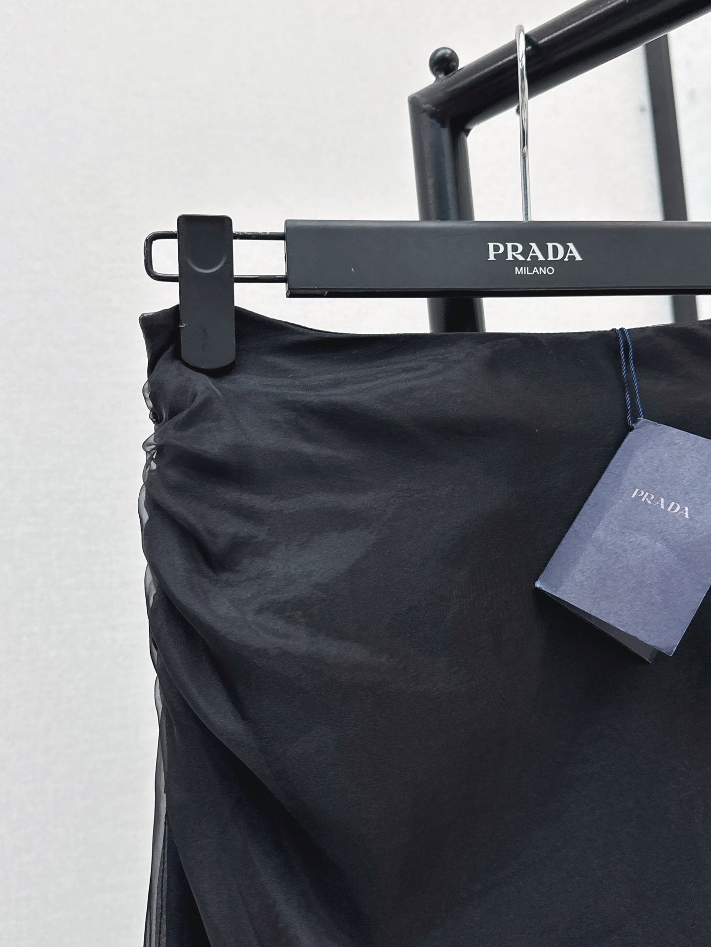 Pra* 25ss fitted mesh midi skirt