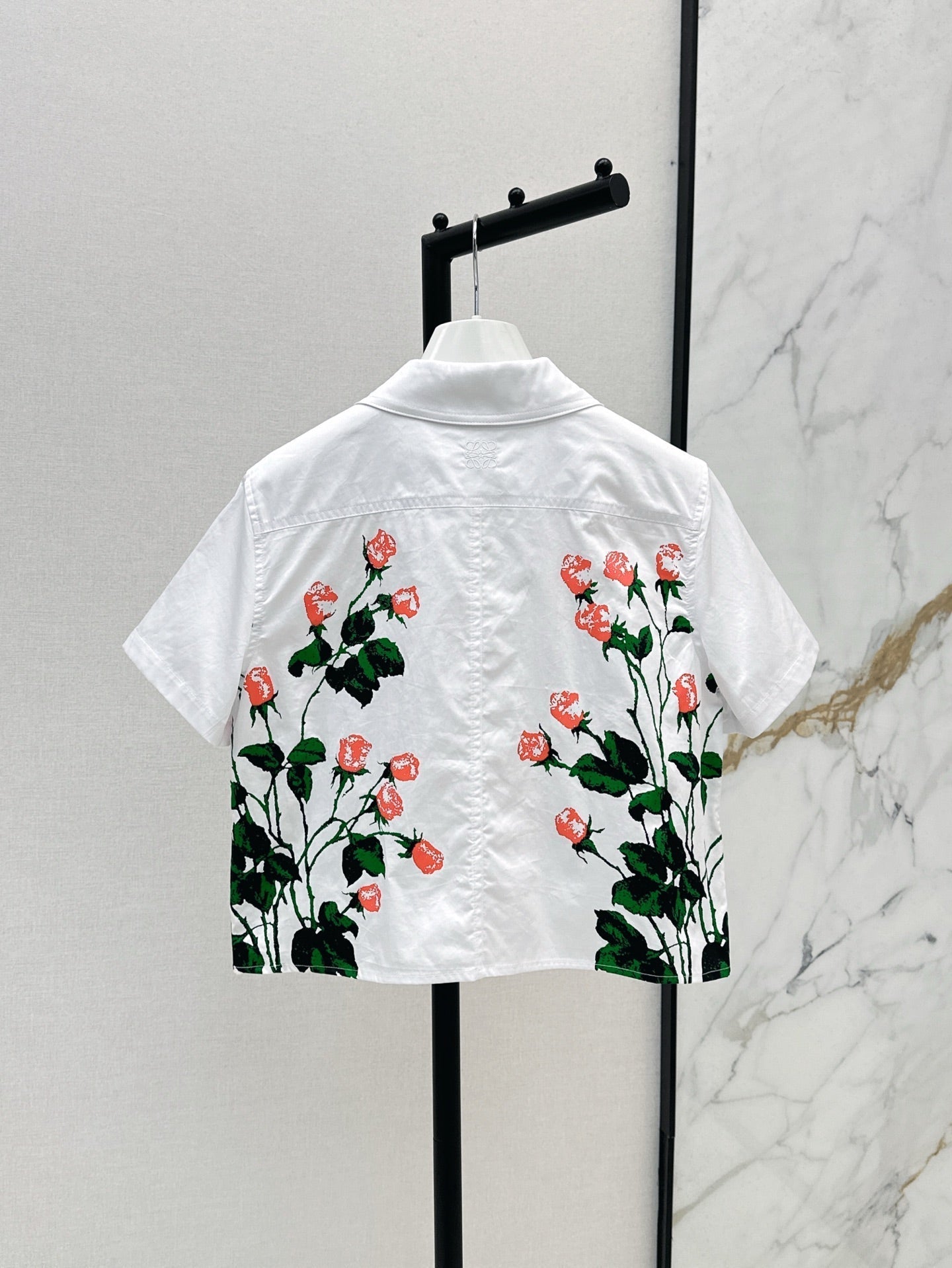 Loe* 25ss floral printed shirt