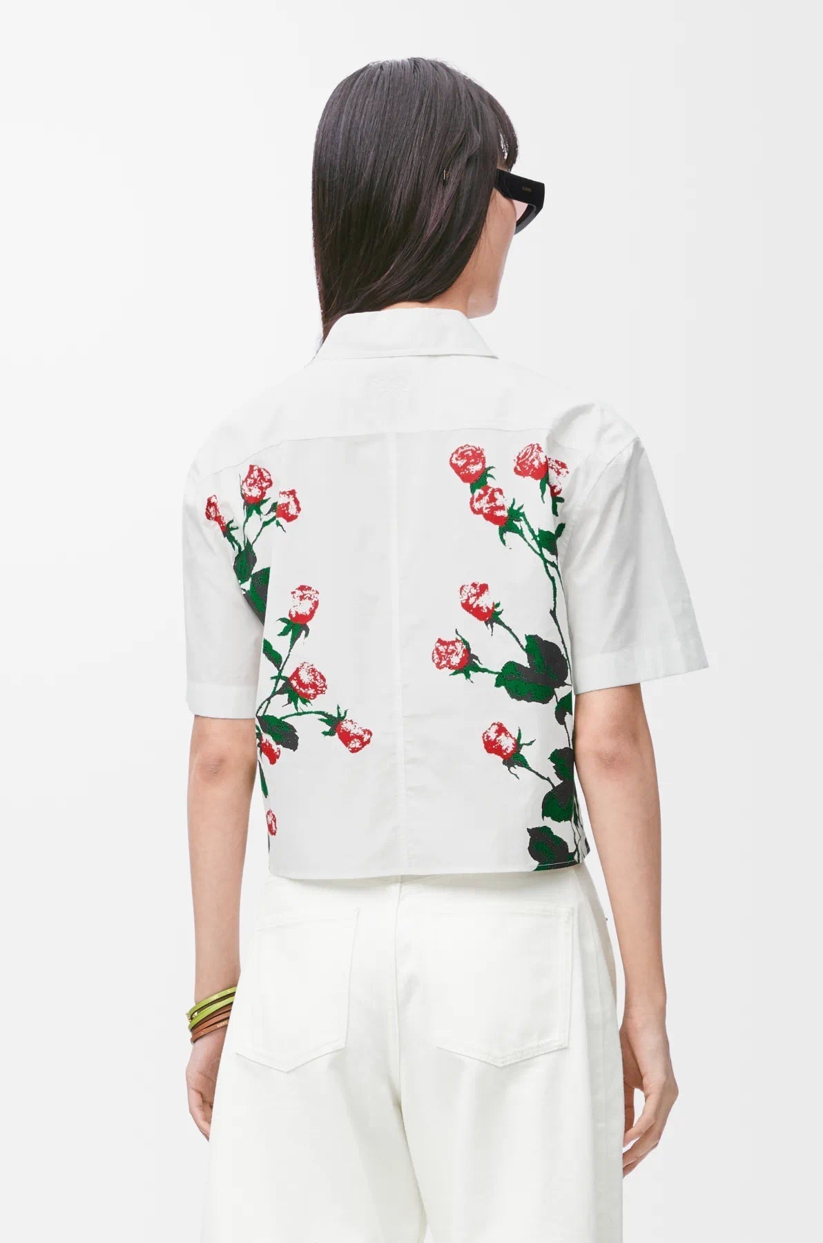 Loe* 25ss floral printed shirt