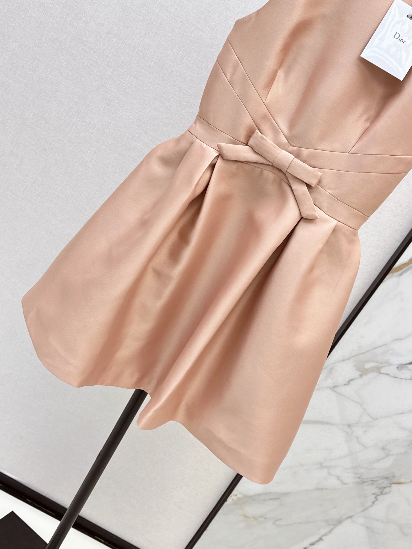 D*r 25ss short bow flared dress