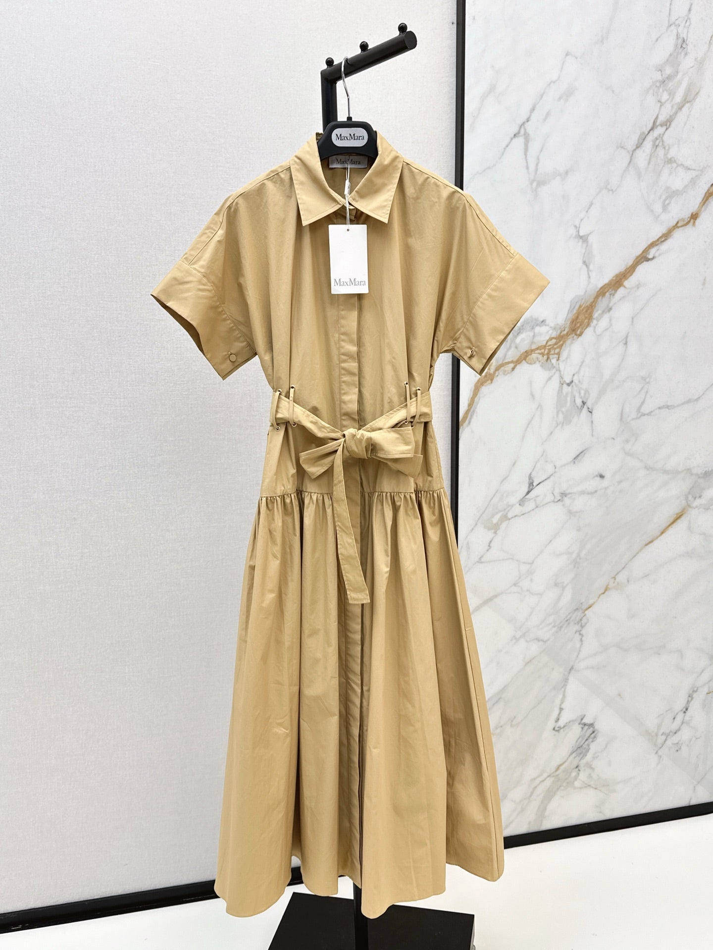 MaxM* 25ss belted dress
