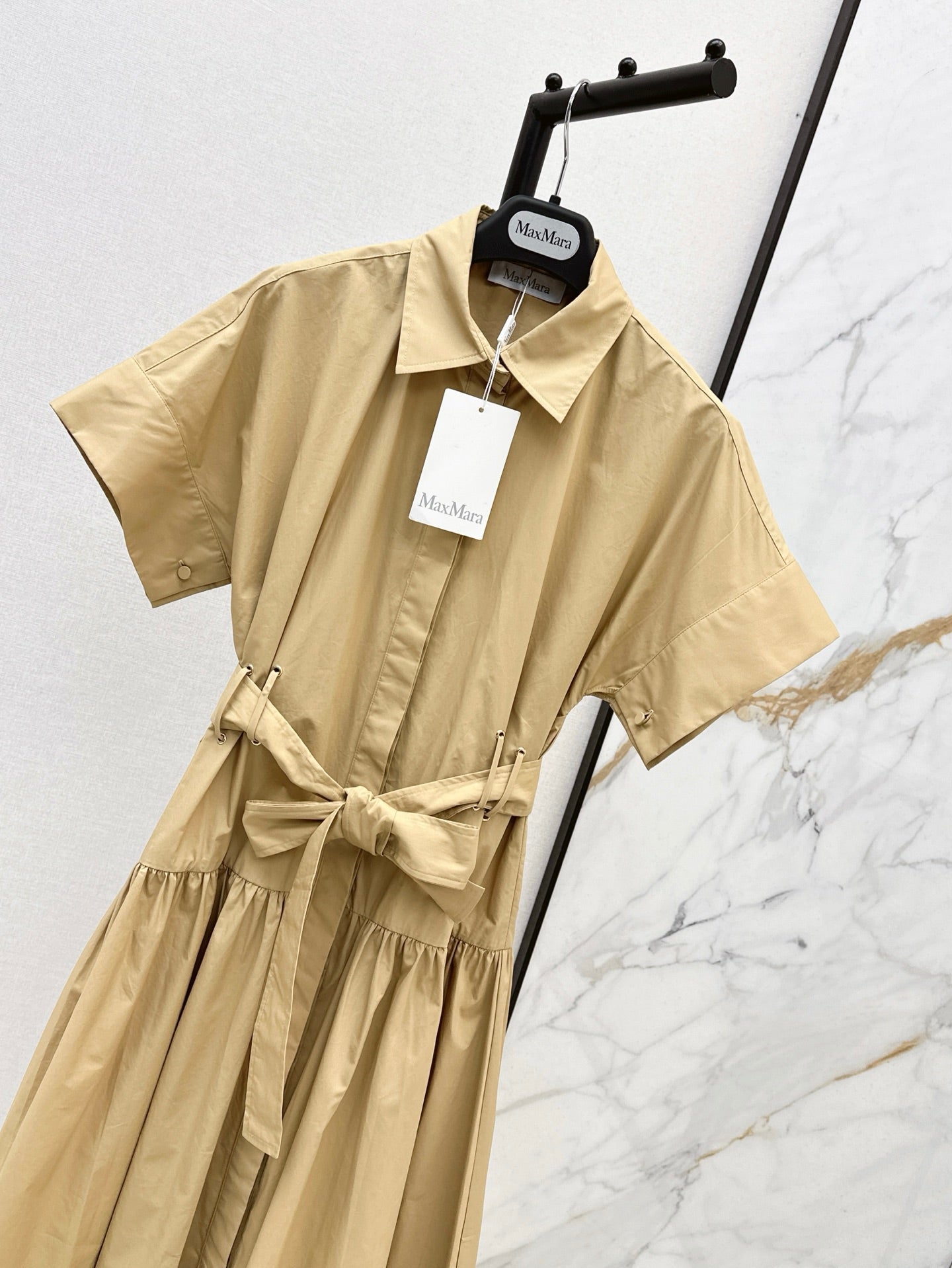 MaxM* 25ss belted dress