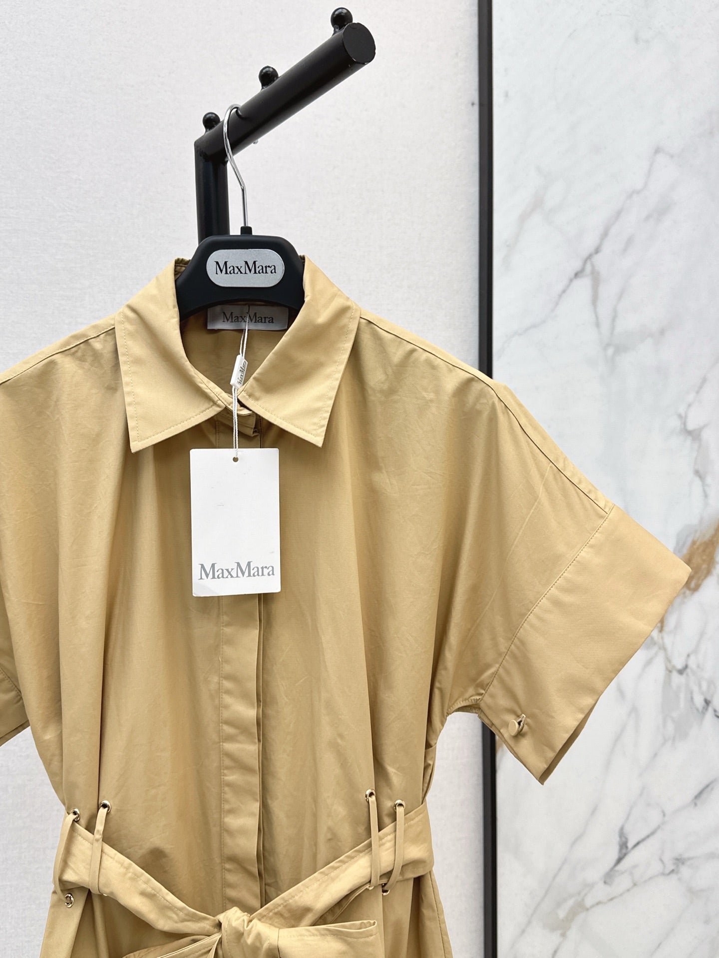 MaxM* 25ss belted dress