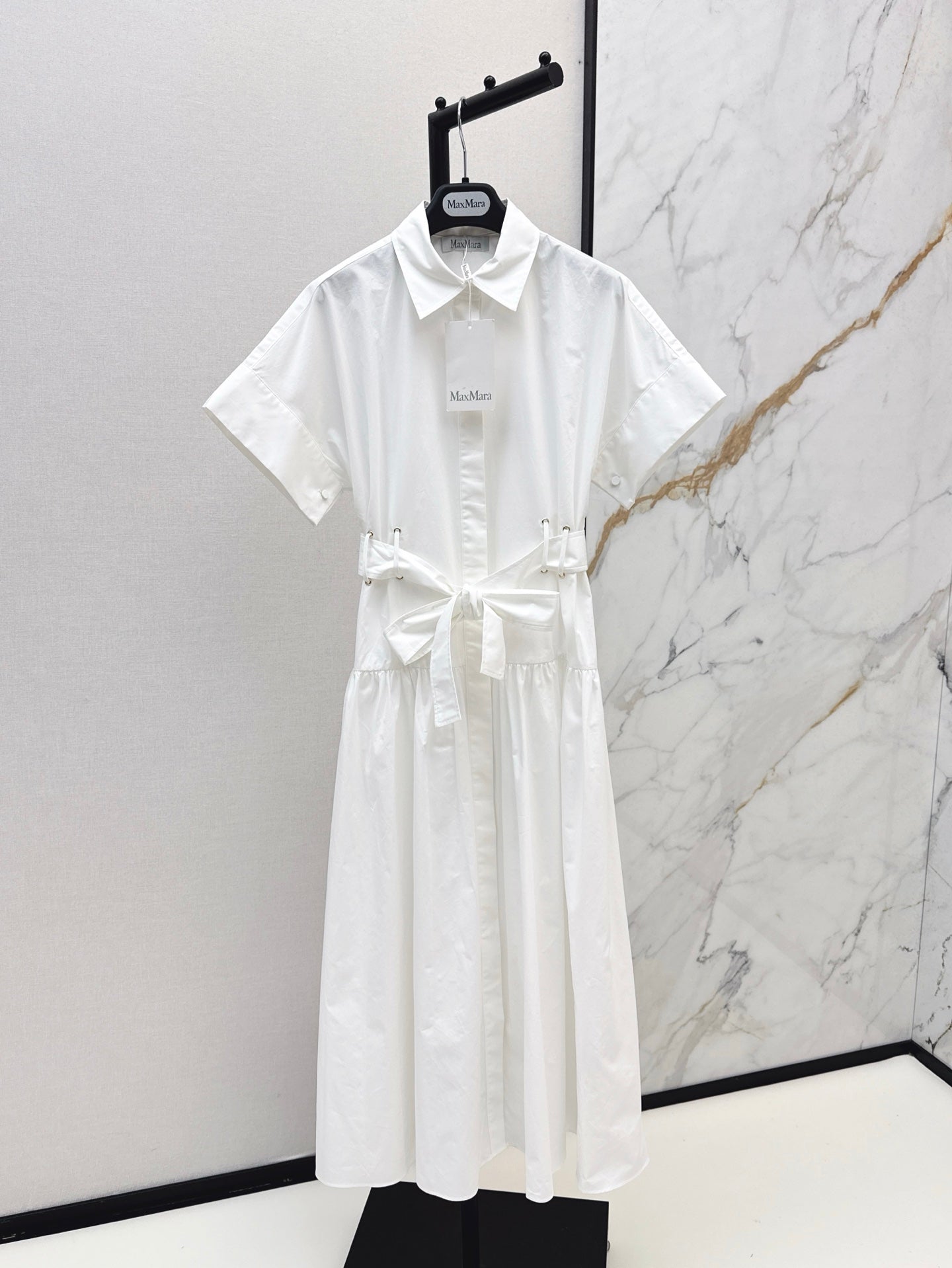 MaxM* 25ss belted dress