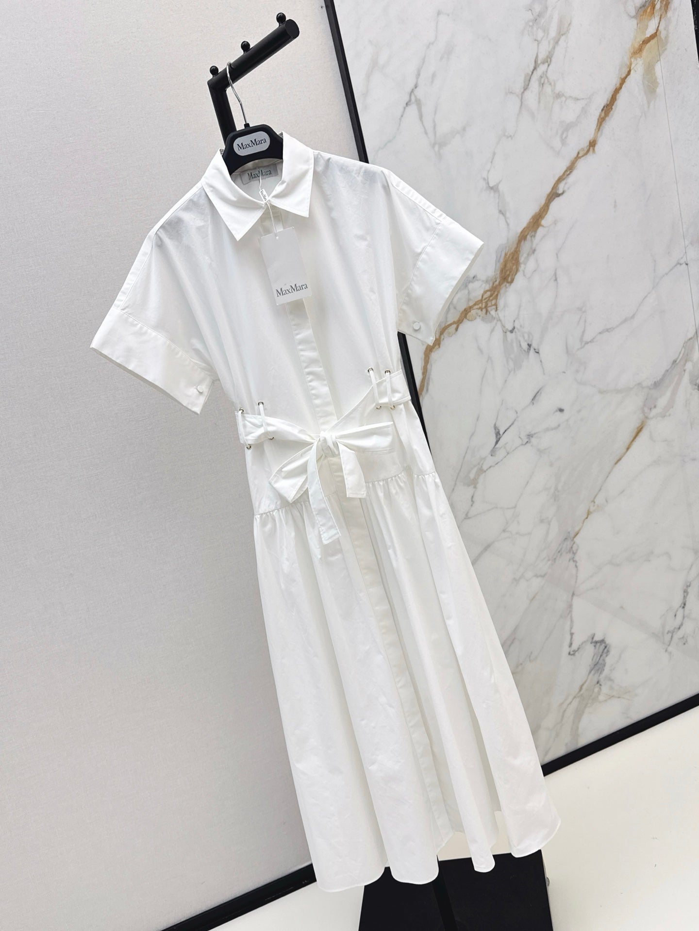 MaxM* 25ss belted dress