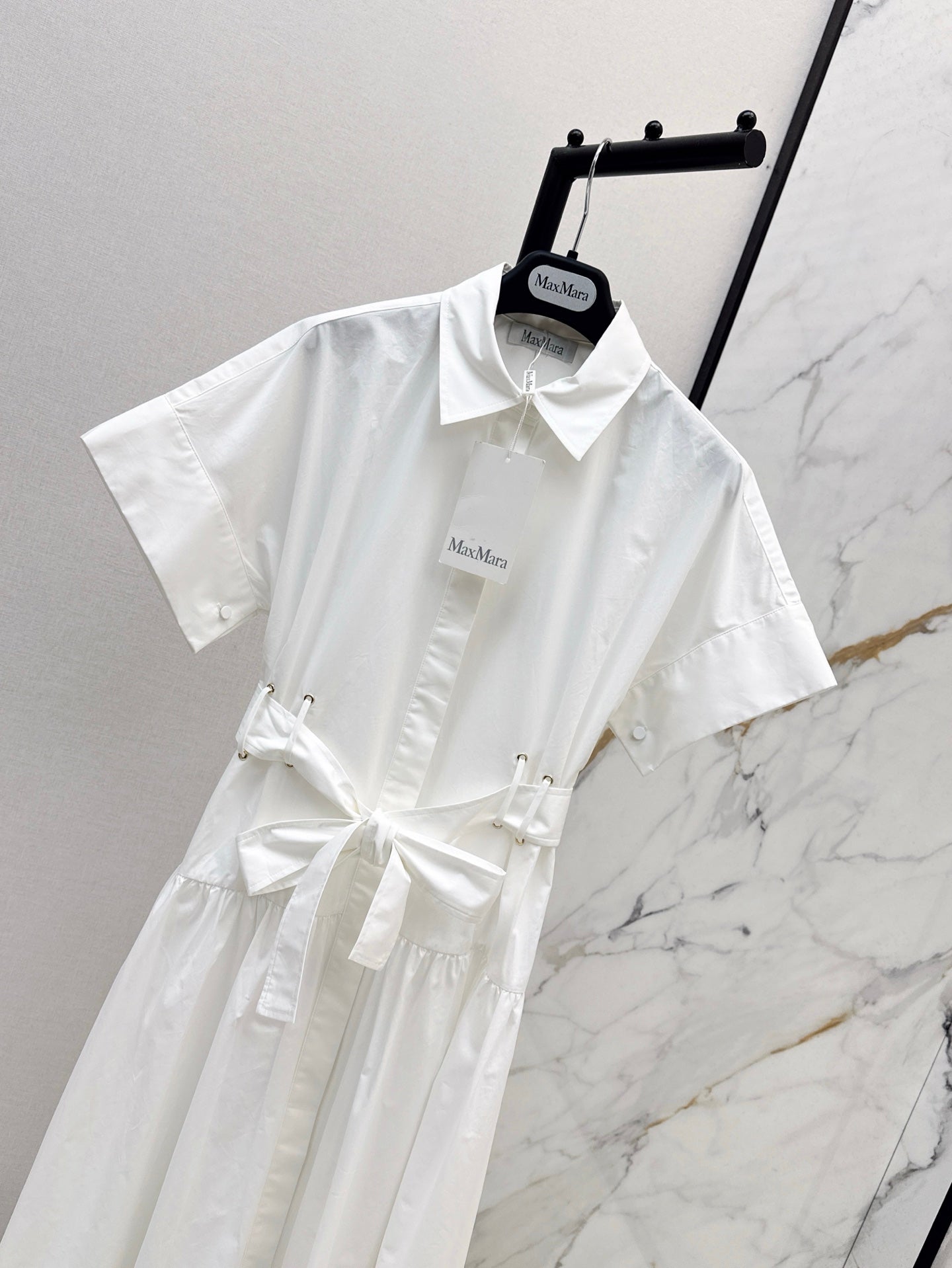 MaxM* 25ss belted dress