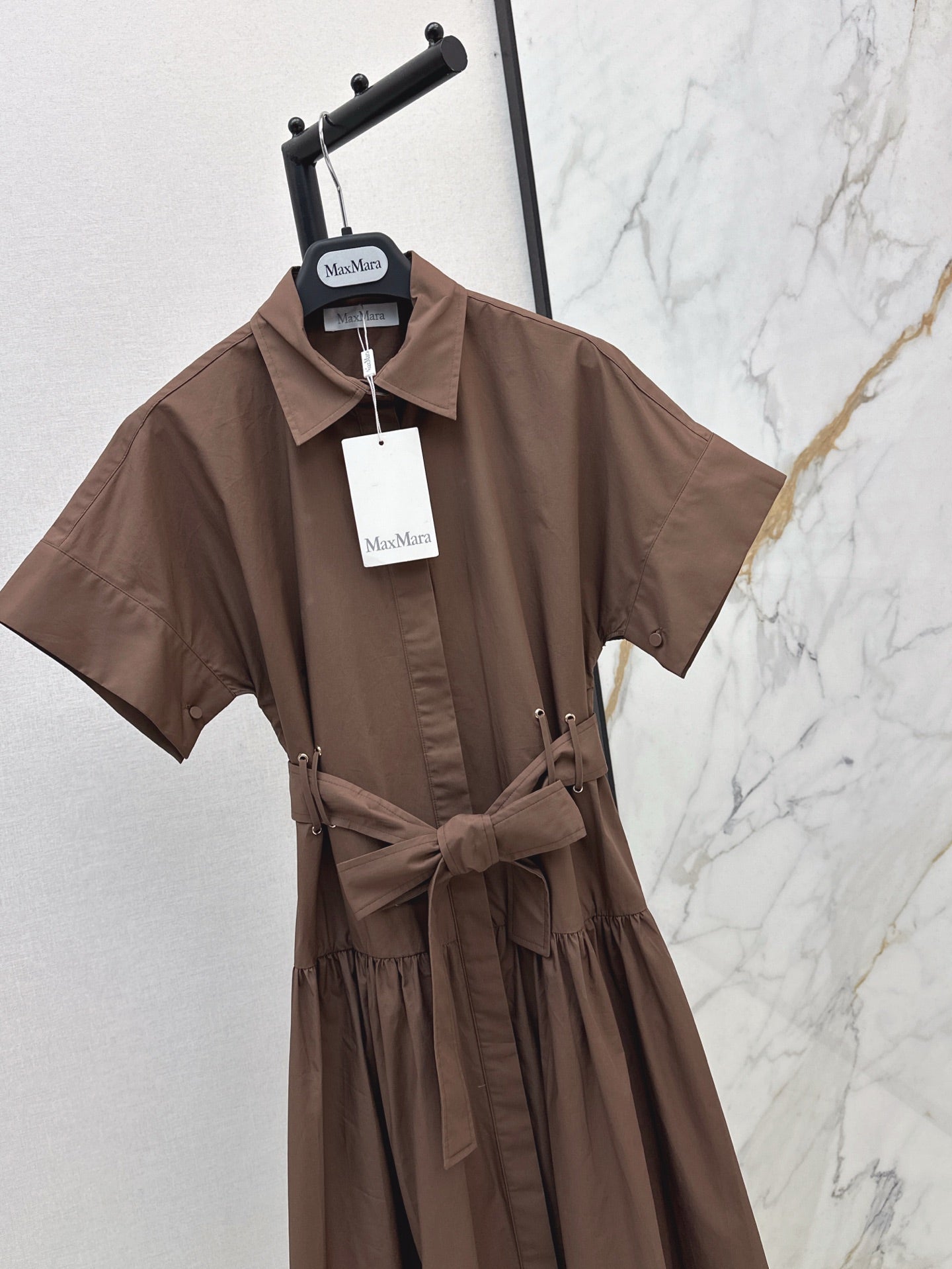 MaxM* 25ss belted dress