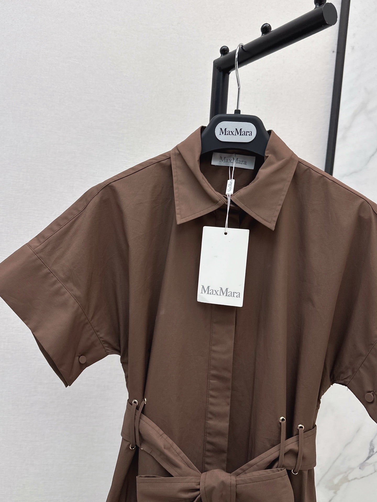 MaxM* 25ss belted dress