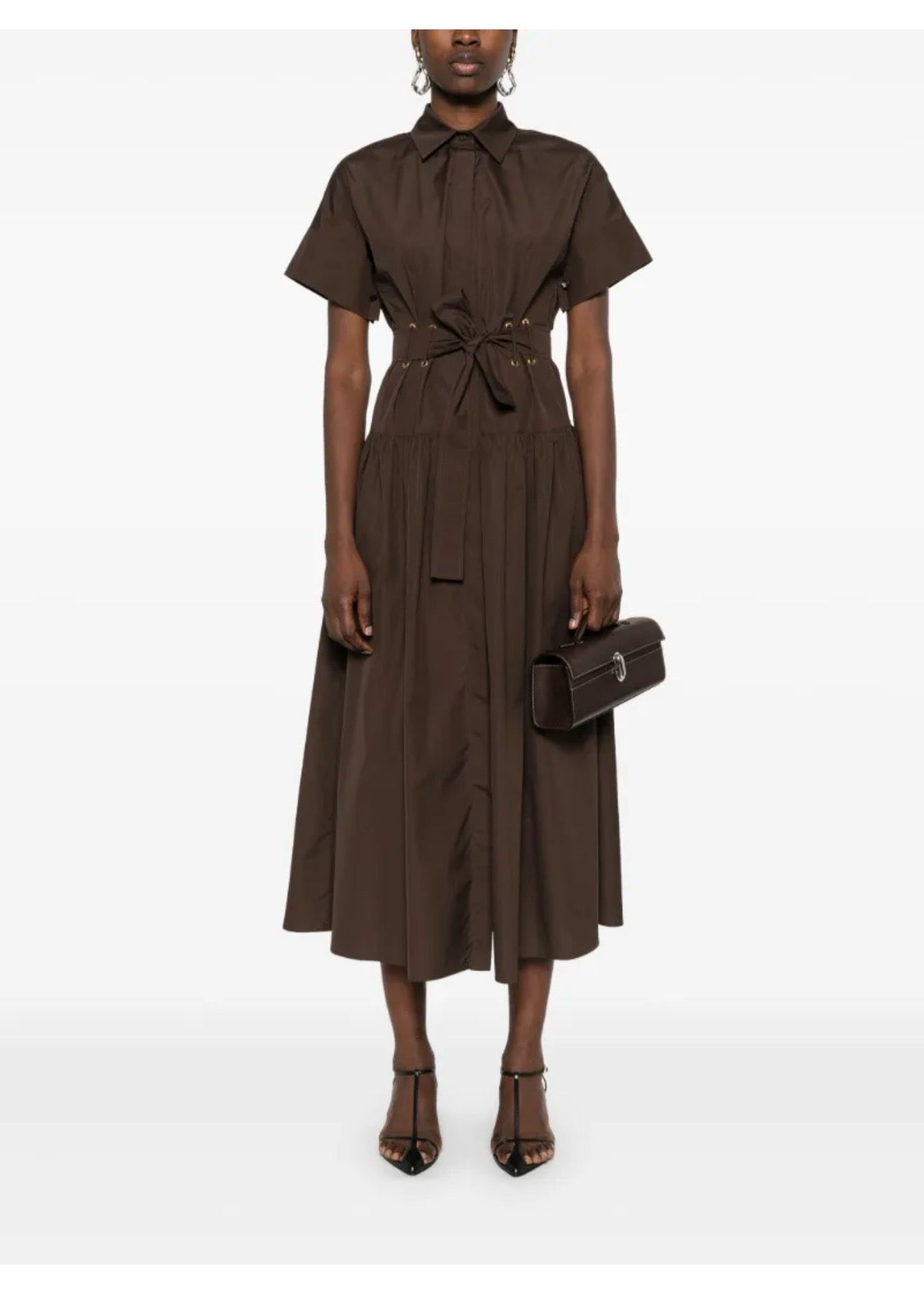 MaxM* 25ss belted dress