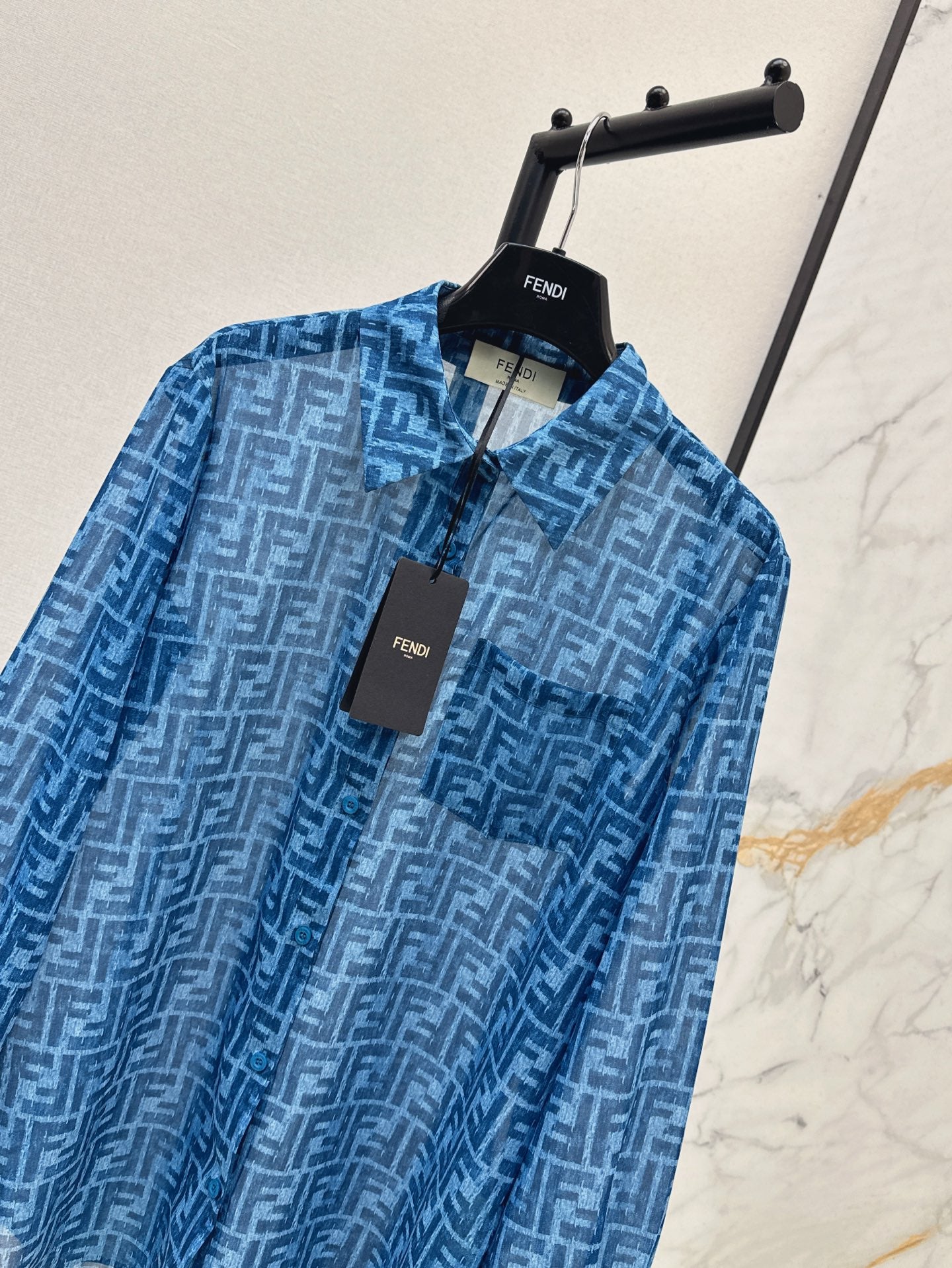 Fd* 25ss FF printed shirt