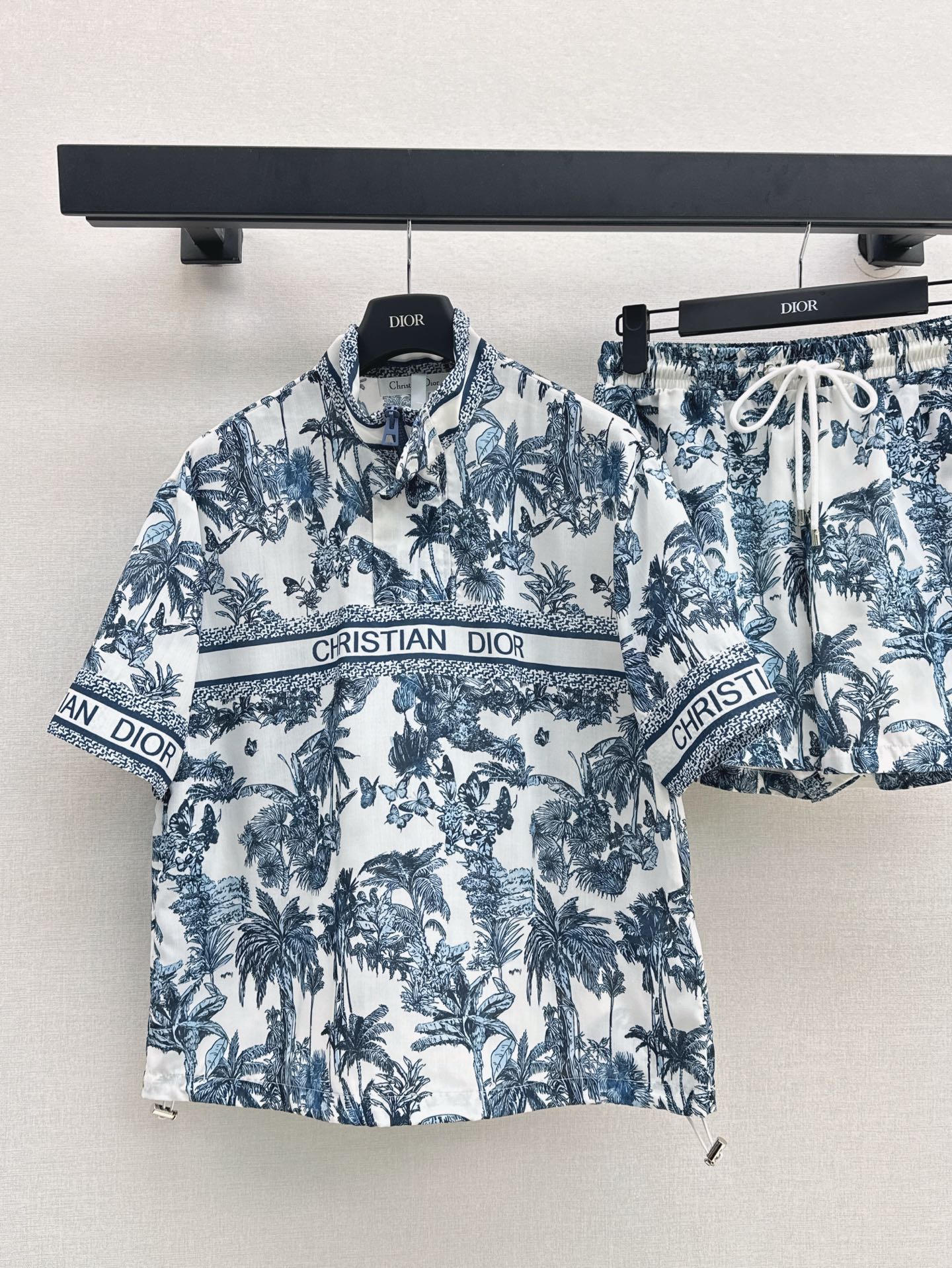 D*r 25ss short-sleeve printed top and shorts suit