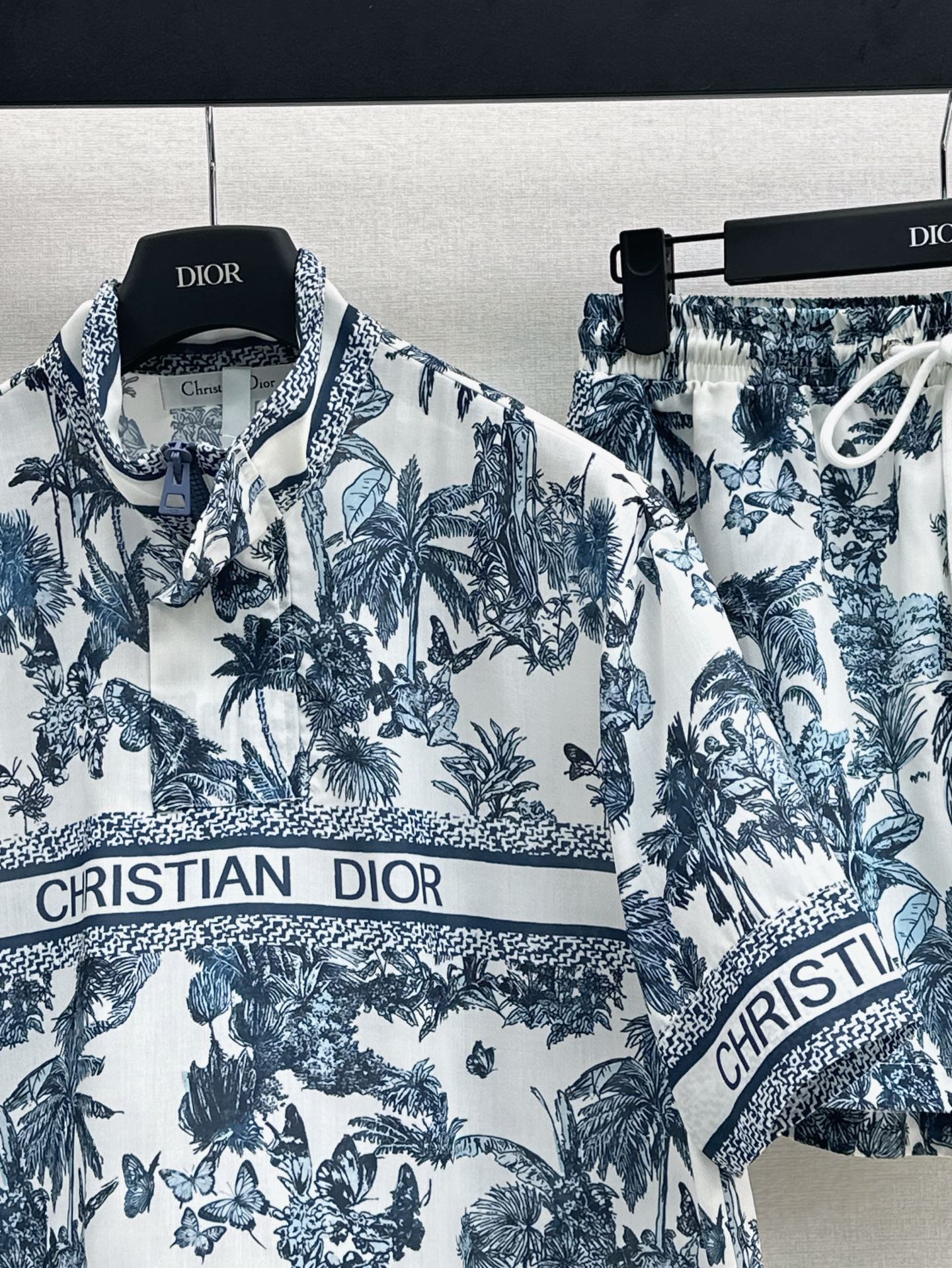 D*r 25ss short-sleeve printed top and shorts suit