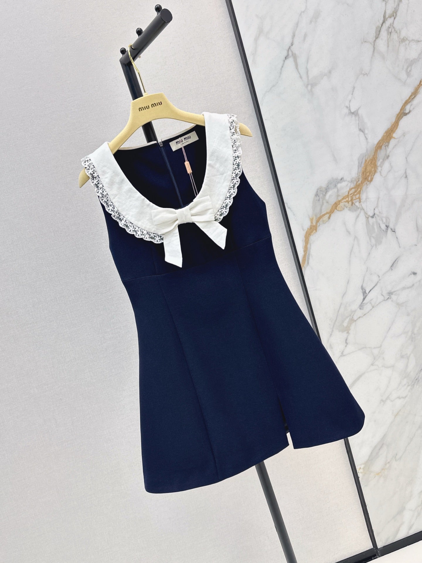 M*u 25ss lace collar minidress
