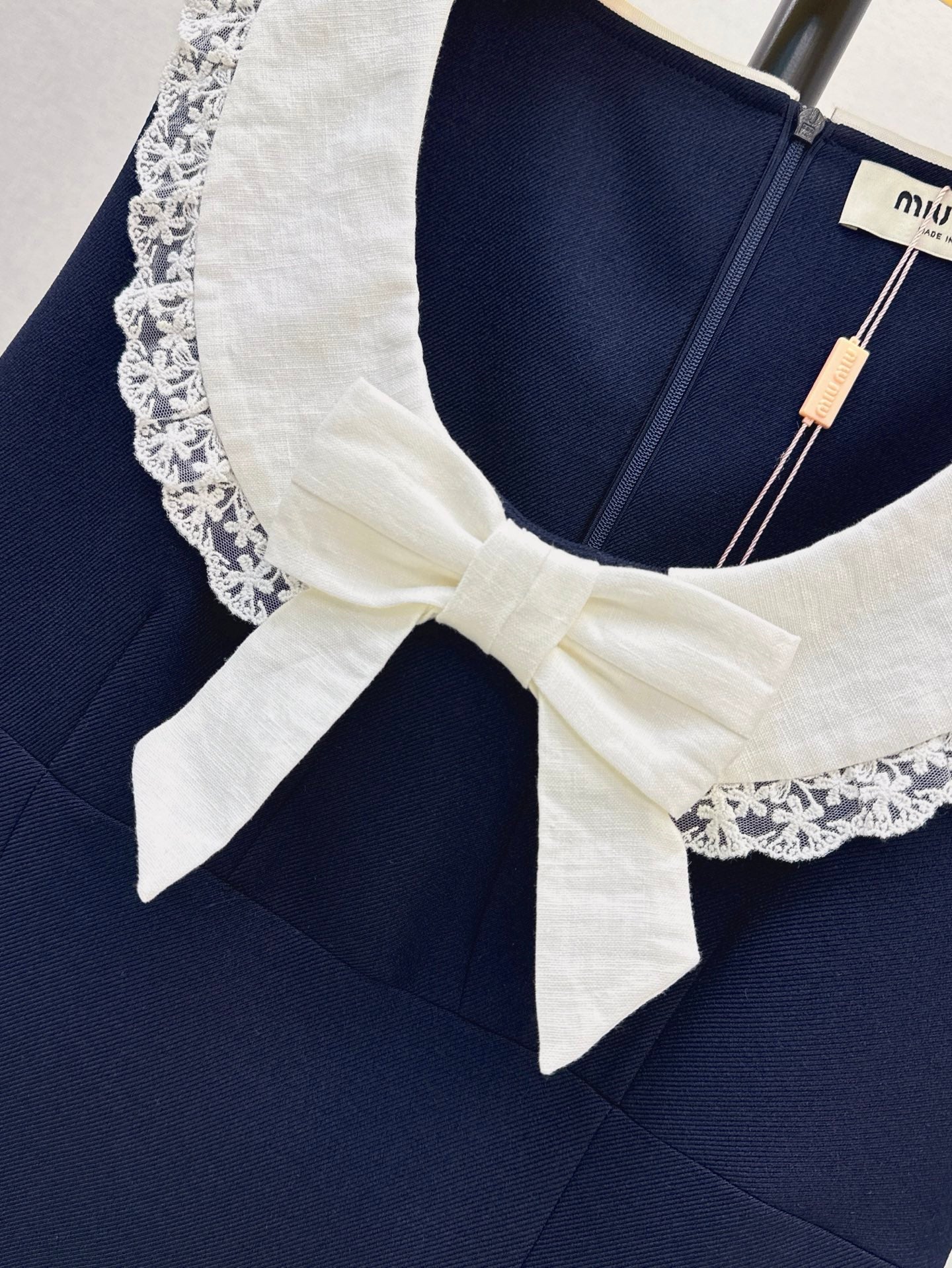 M*u 25ss lace collar minidress