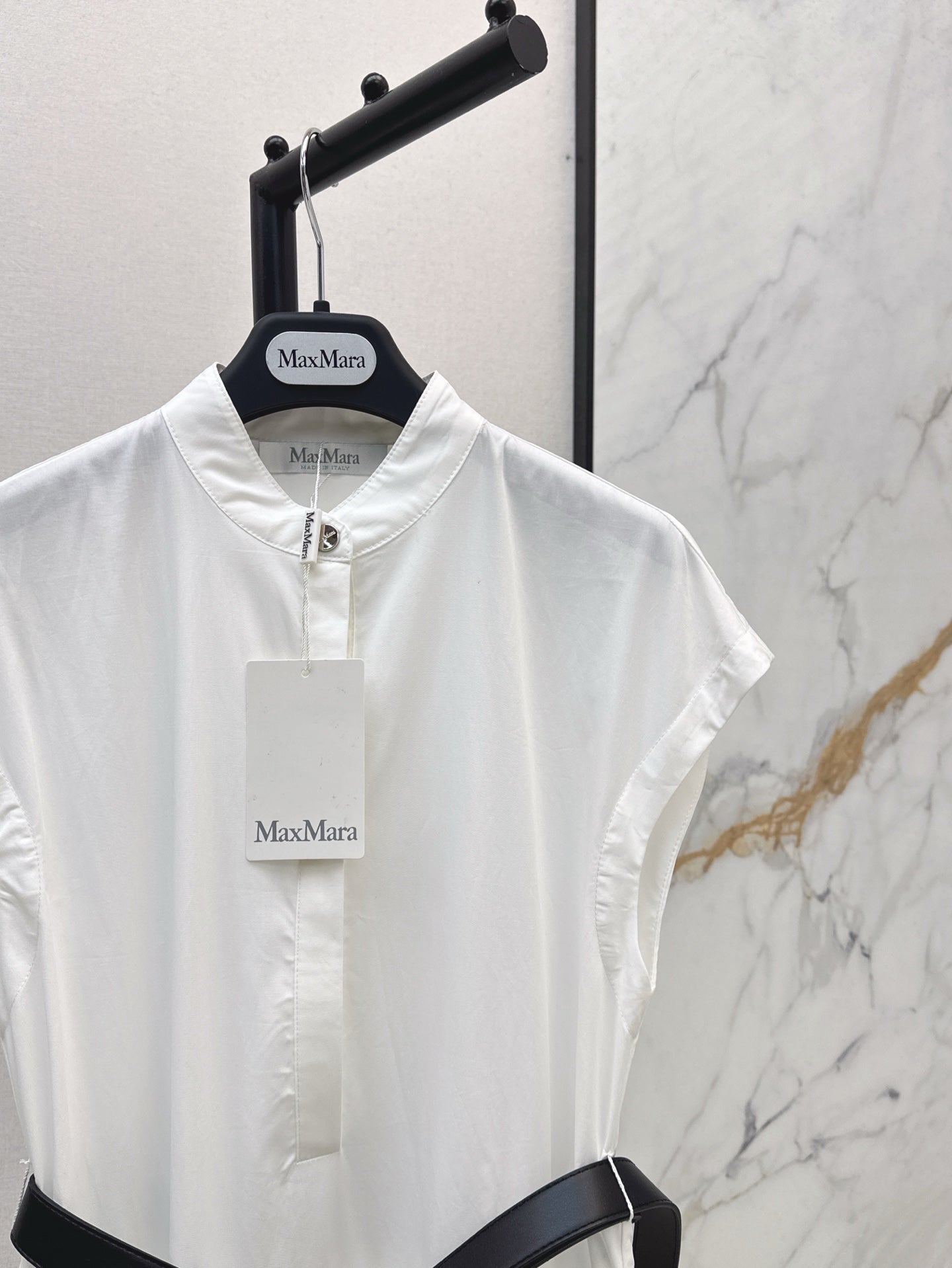 MaxM* 25ss long belted dress