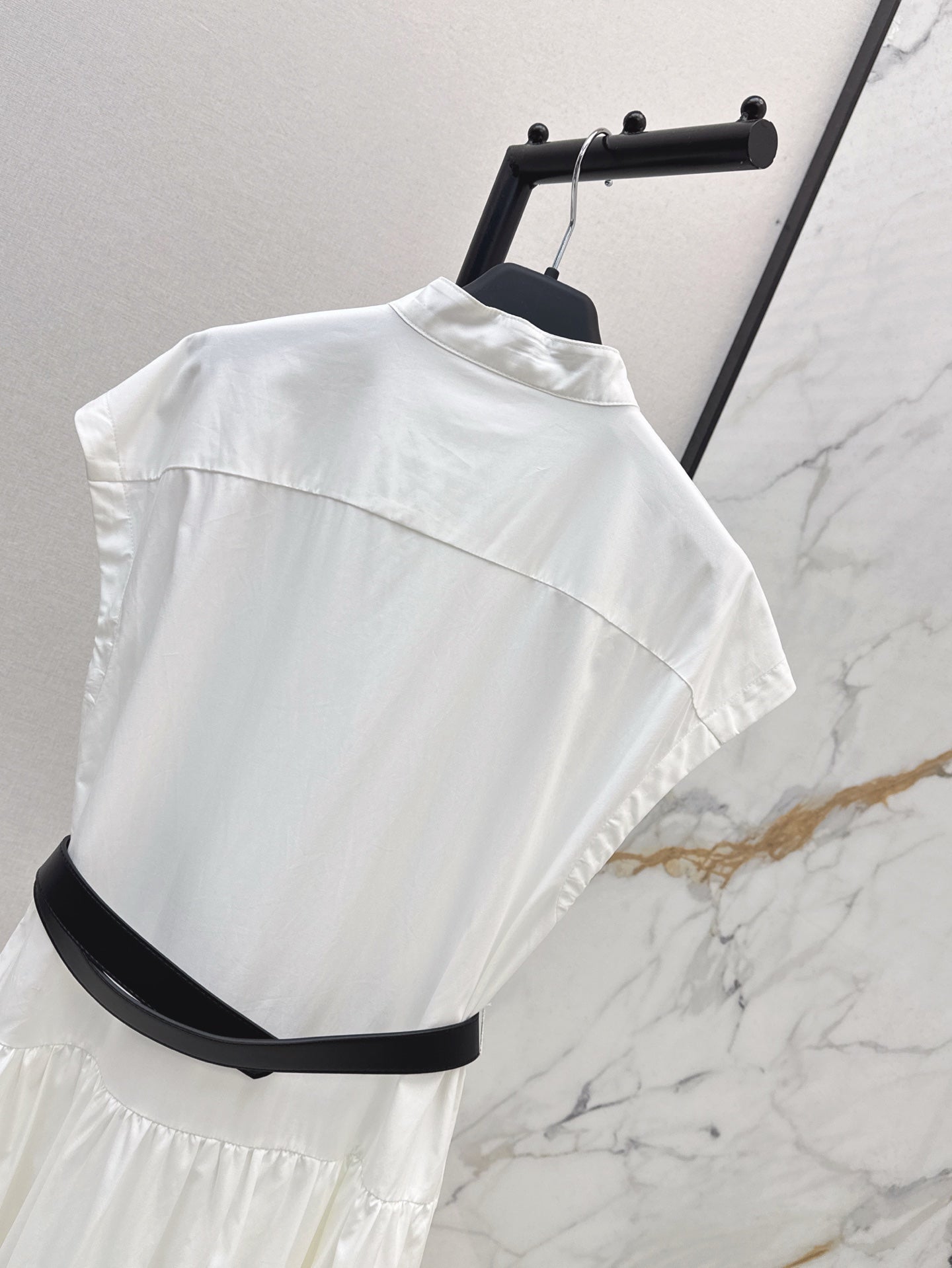 MaxM* 25ss long belted dress