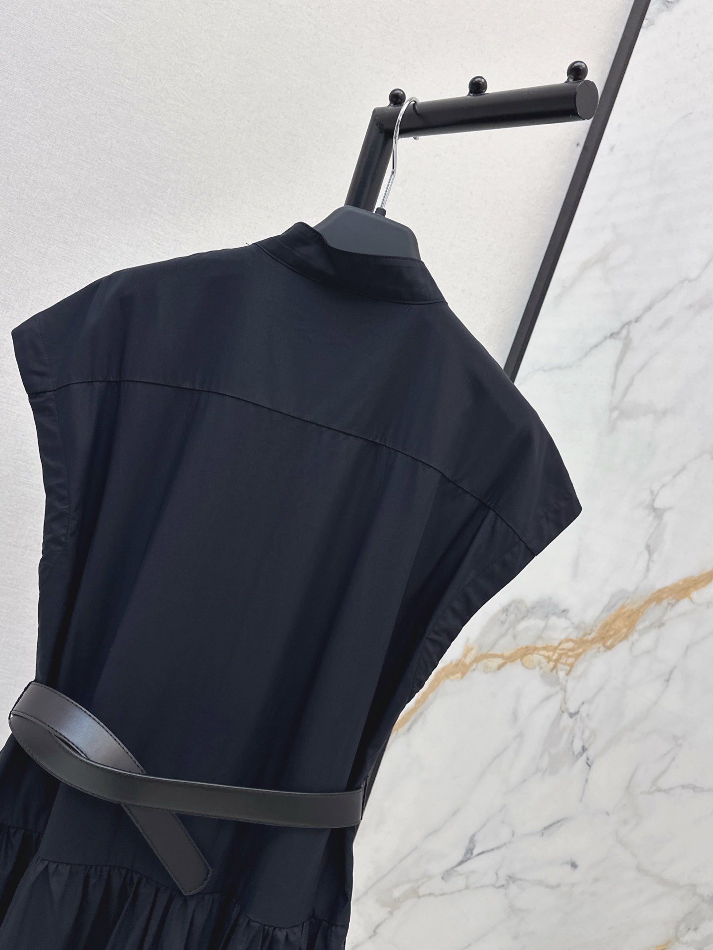 MaxM* 25ss long belted dress