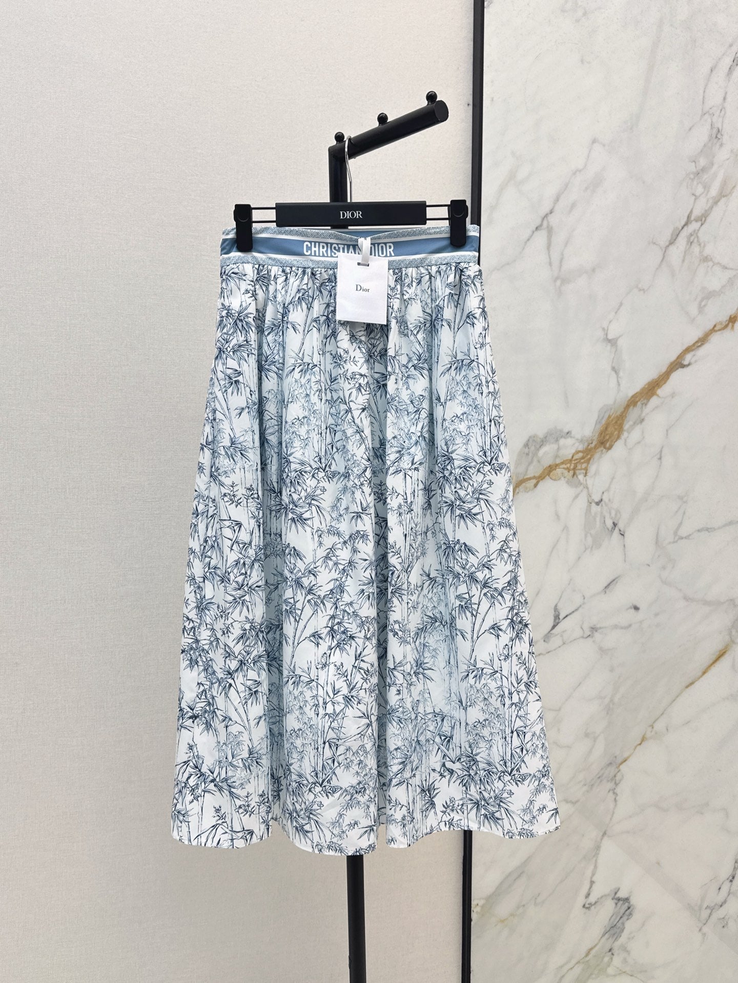 D*r 25ss mid-length printed skirt