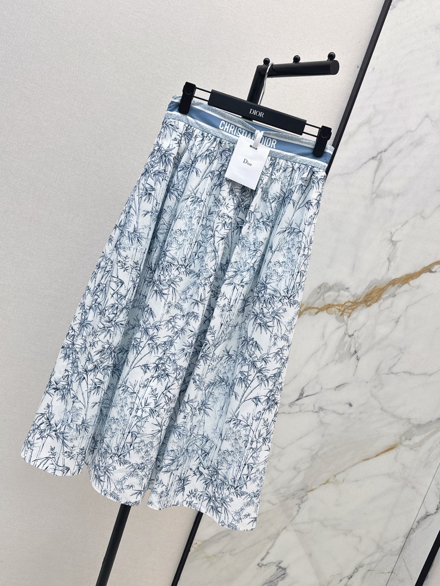 D*r 25ss mid-length printed skirt