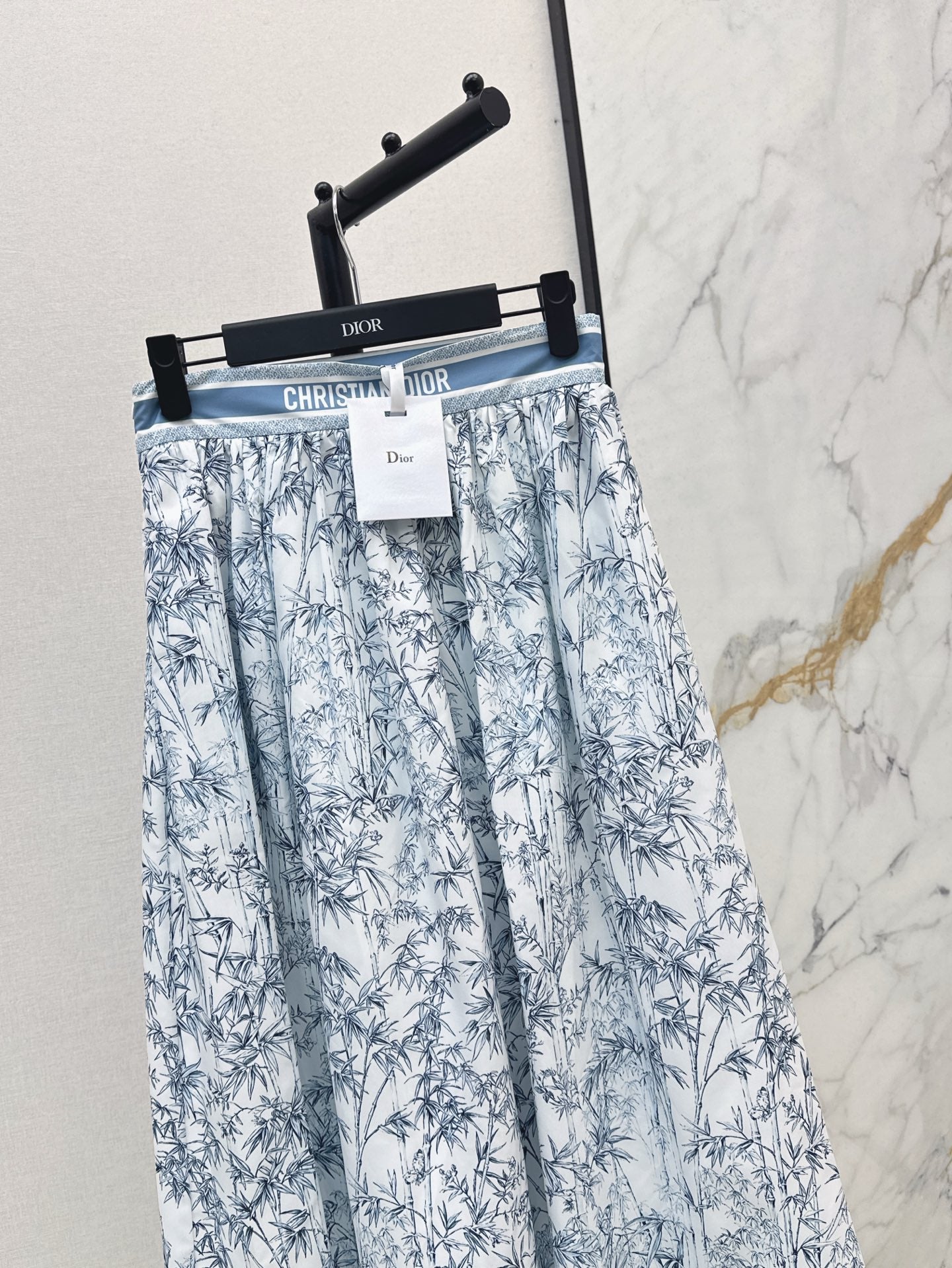 D*r 25ss mid-length printed skirt