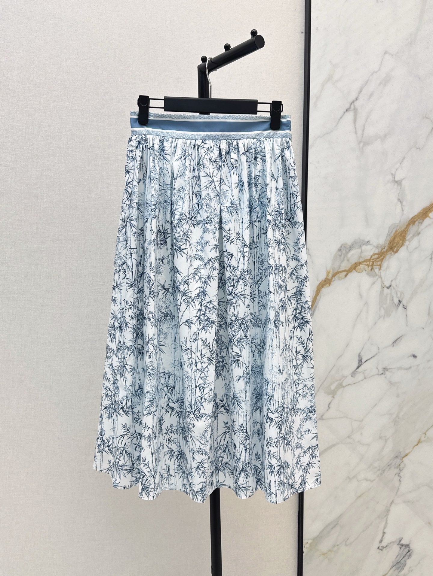 D*r 25ss mid-length printed skirt