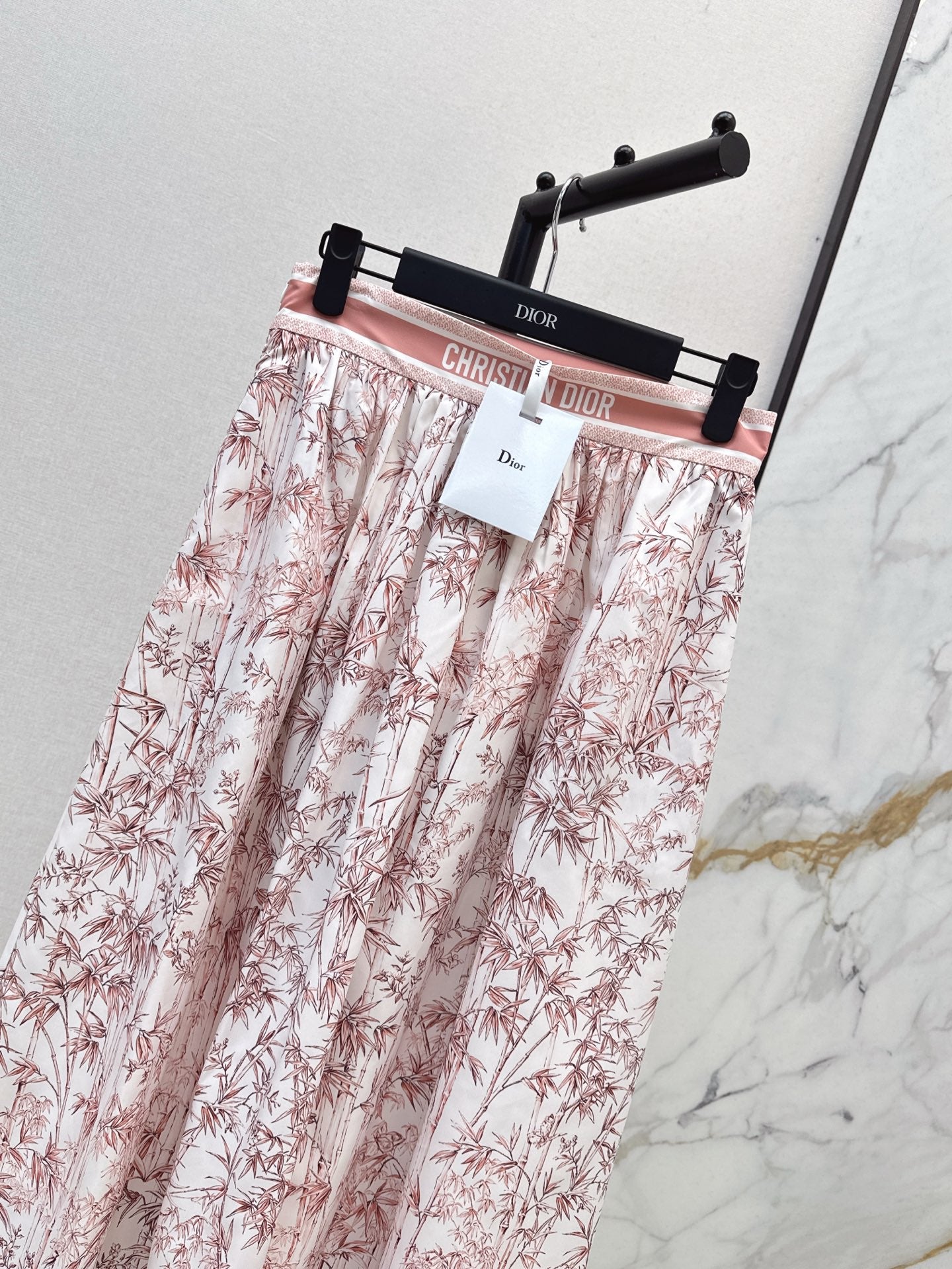 D*r 25ss mid-length printed skirt
