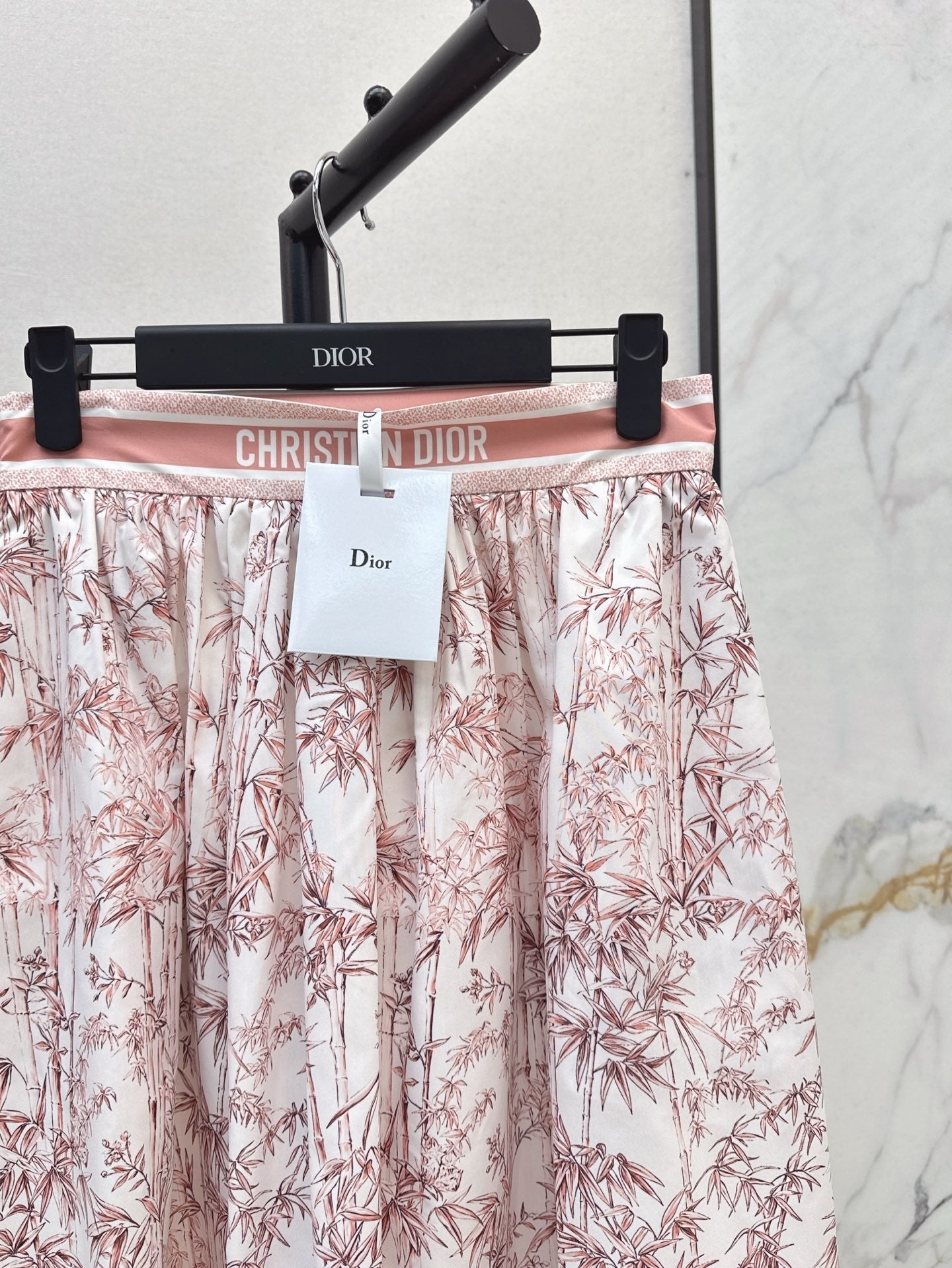 D*r 25ss mid-length printed skirt