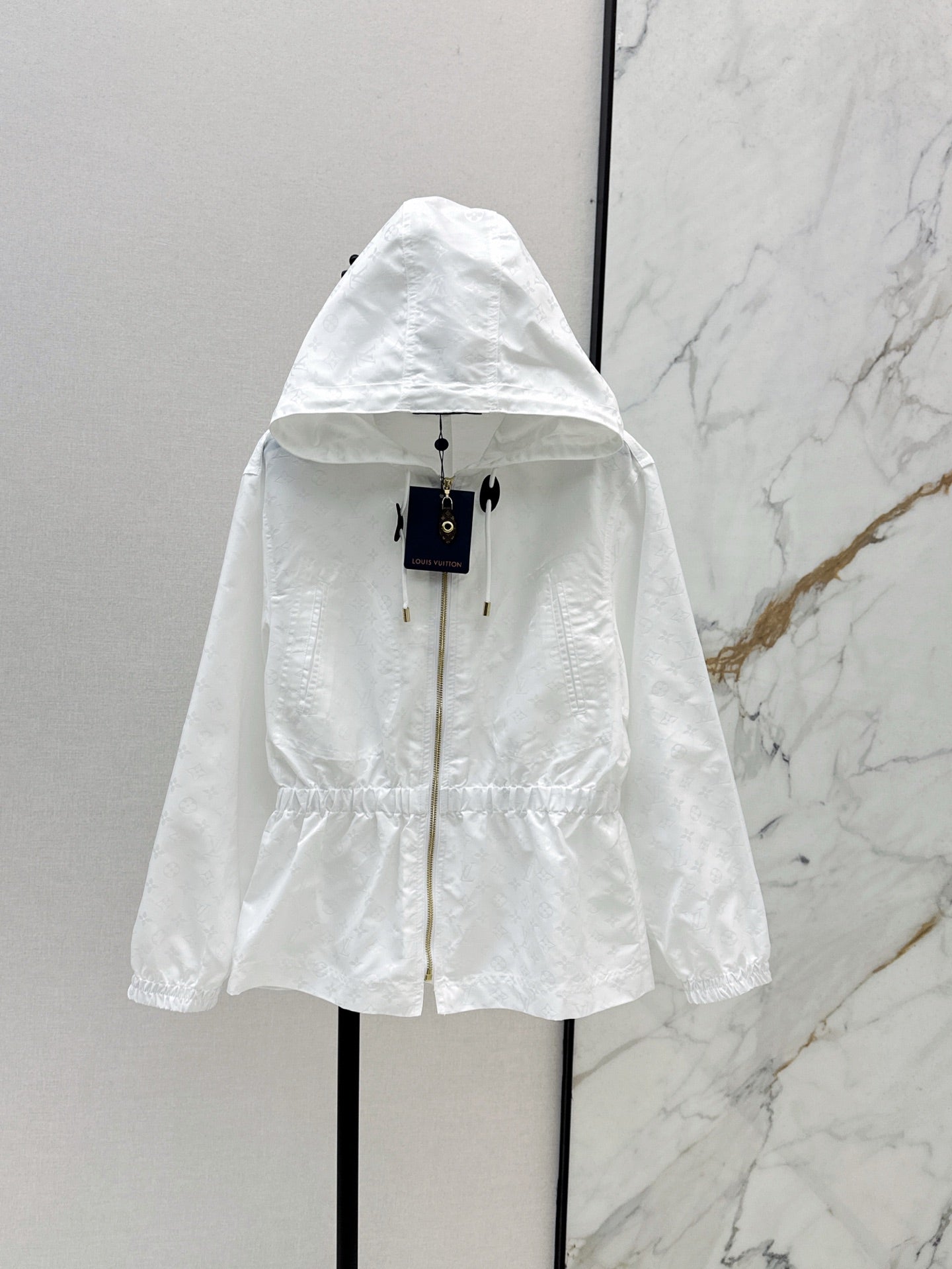 Loui* 25ss monogram hooded jacket