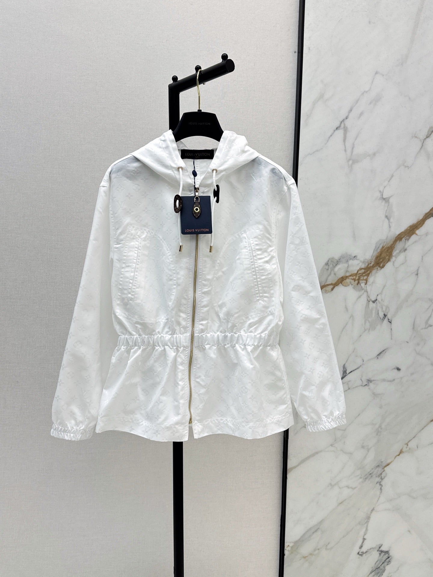Loui* 25ss monogram hooded jacket