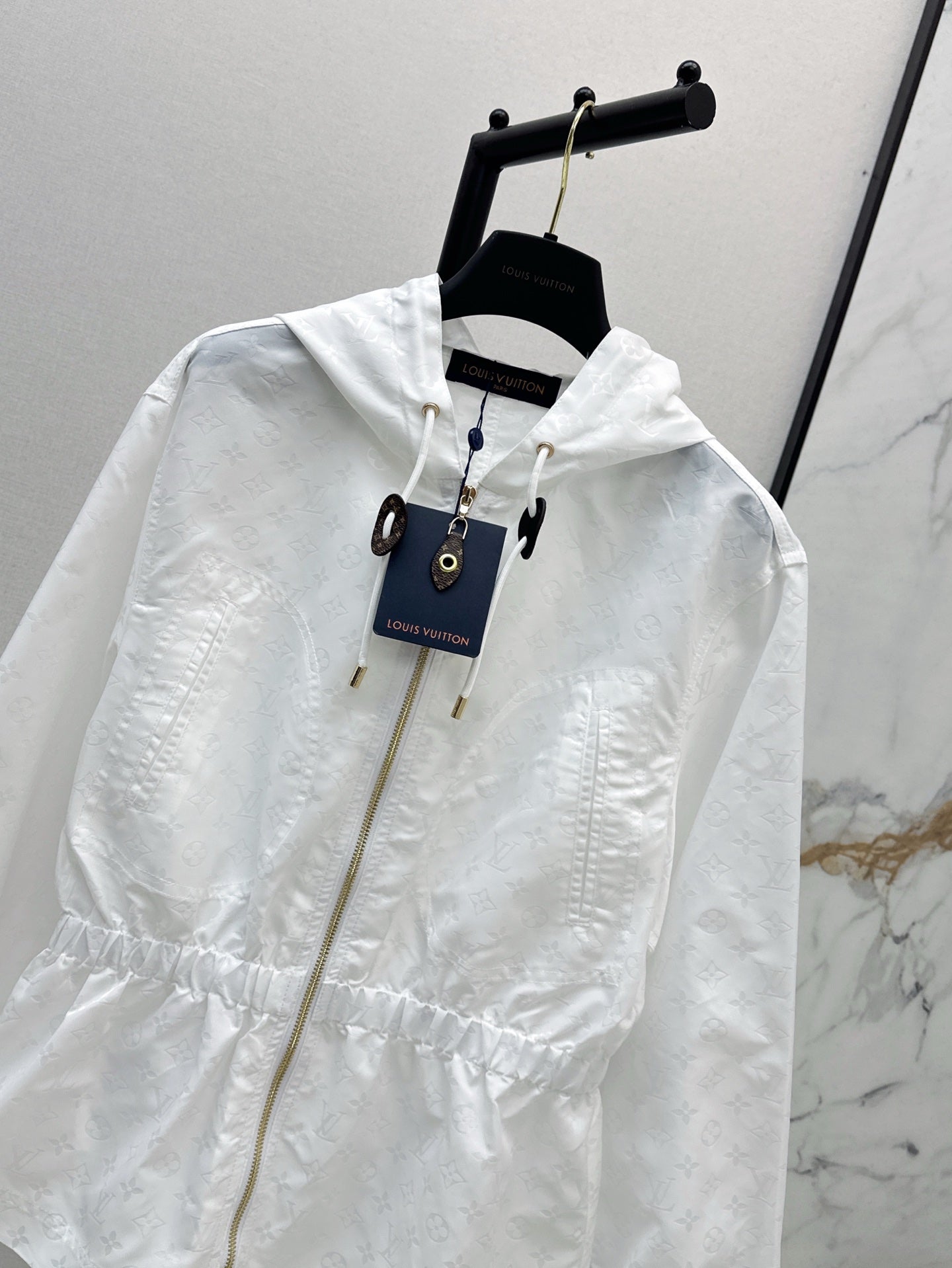 Loui* 25ss monogram hooded jacket